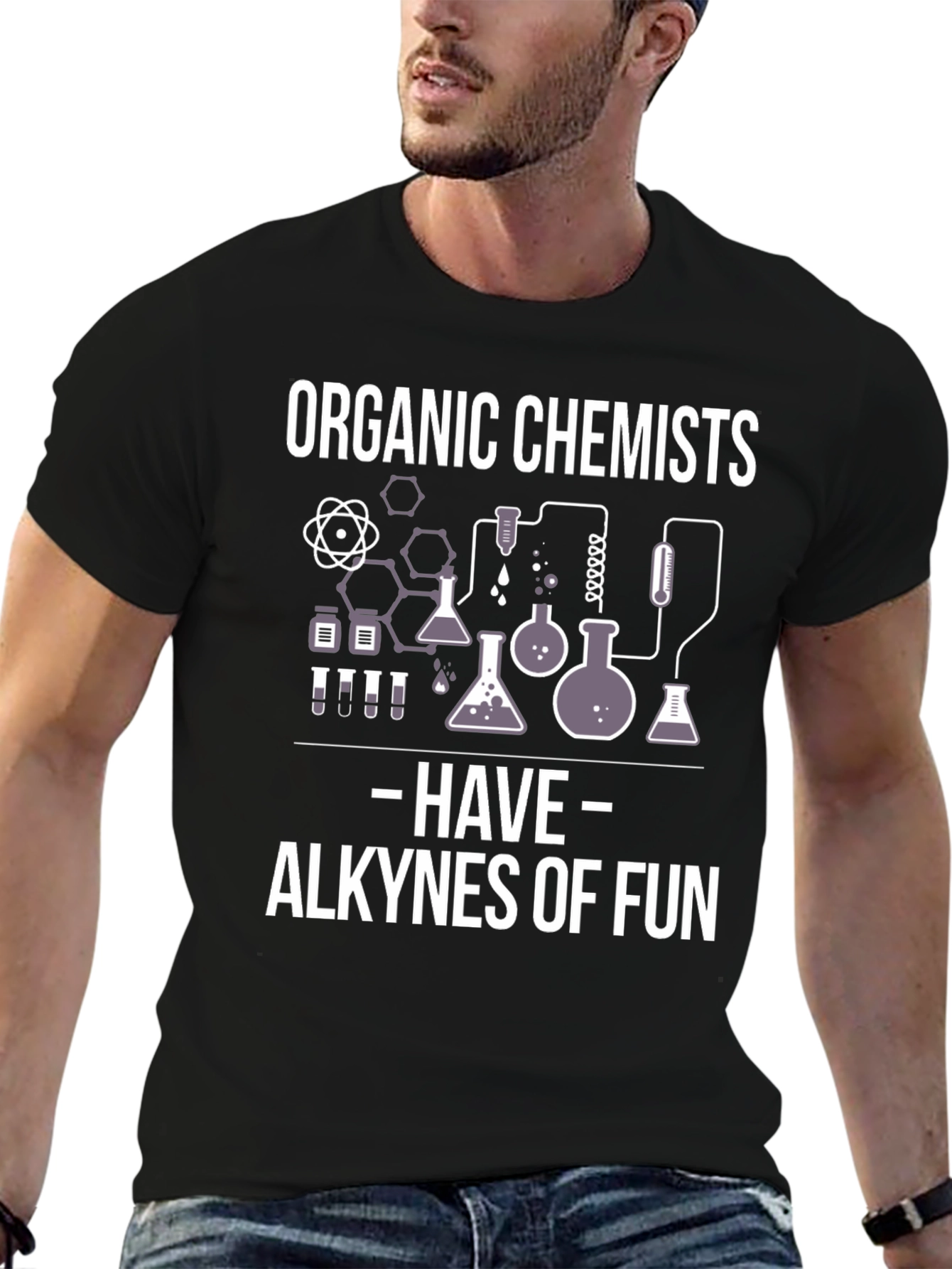 Organic Chemists Alkynes of Fun Graphic T-Shirt