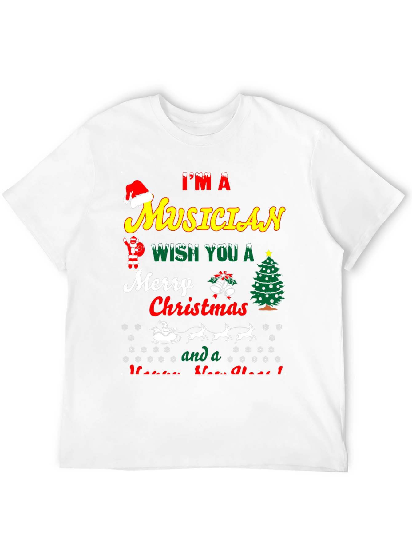 Im a Musician Merry Christmas T-Shirt