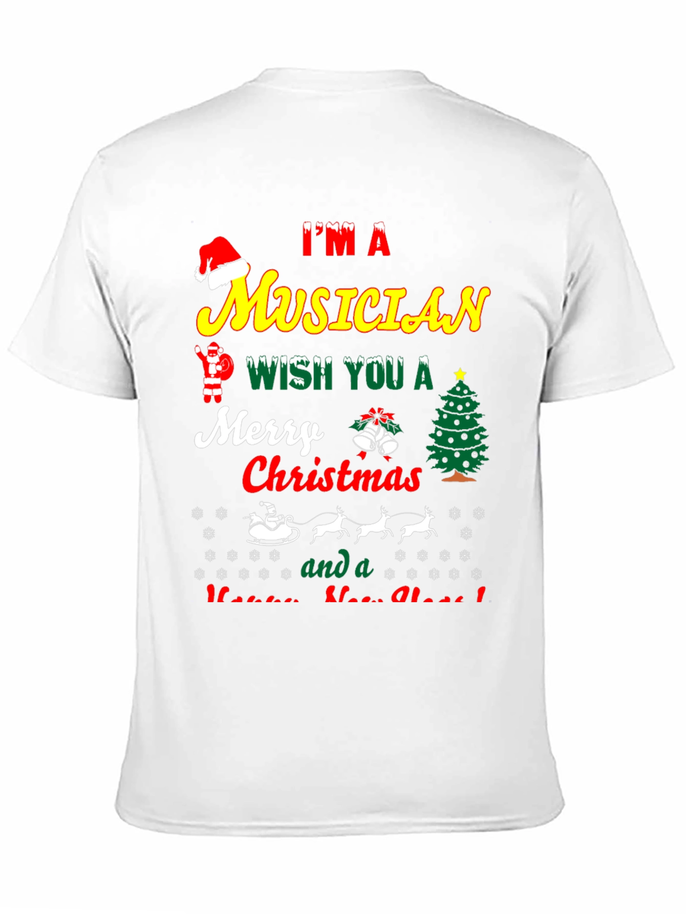 Im a Musician Merry Christmas T-Shirt