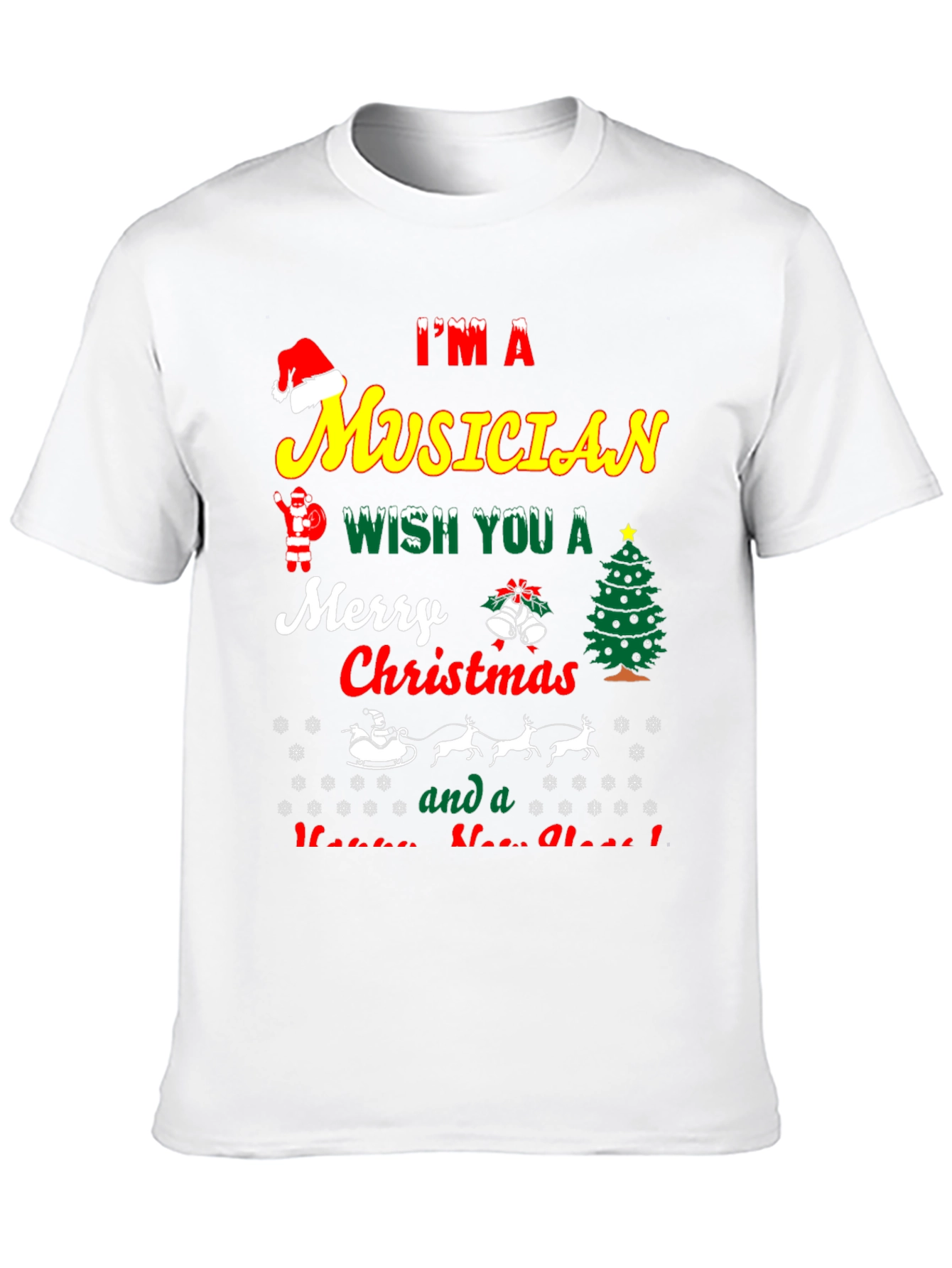 Im a Musician Merry Christmas T-Shirt