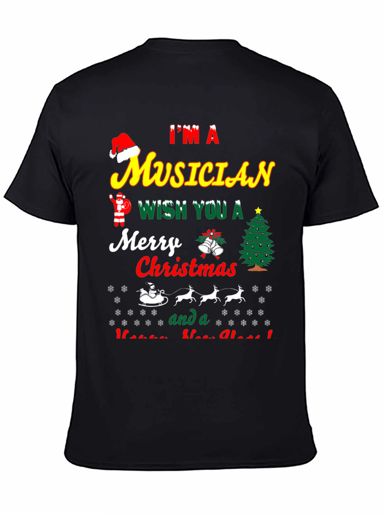 Im a Musician Merry Christmas T-Shirt