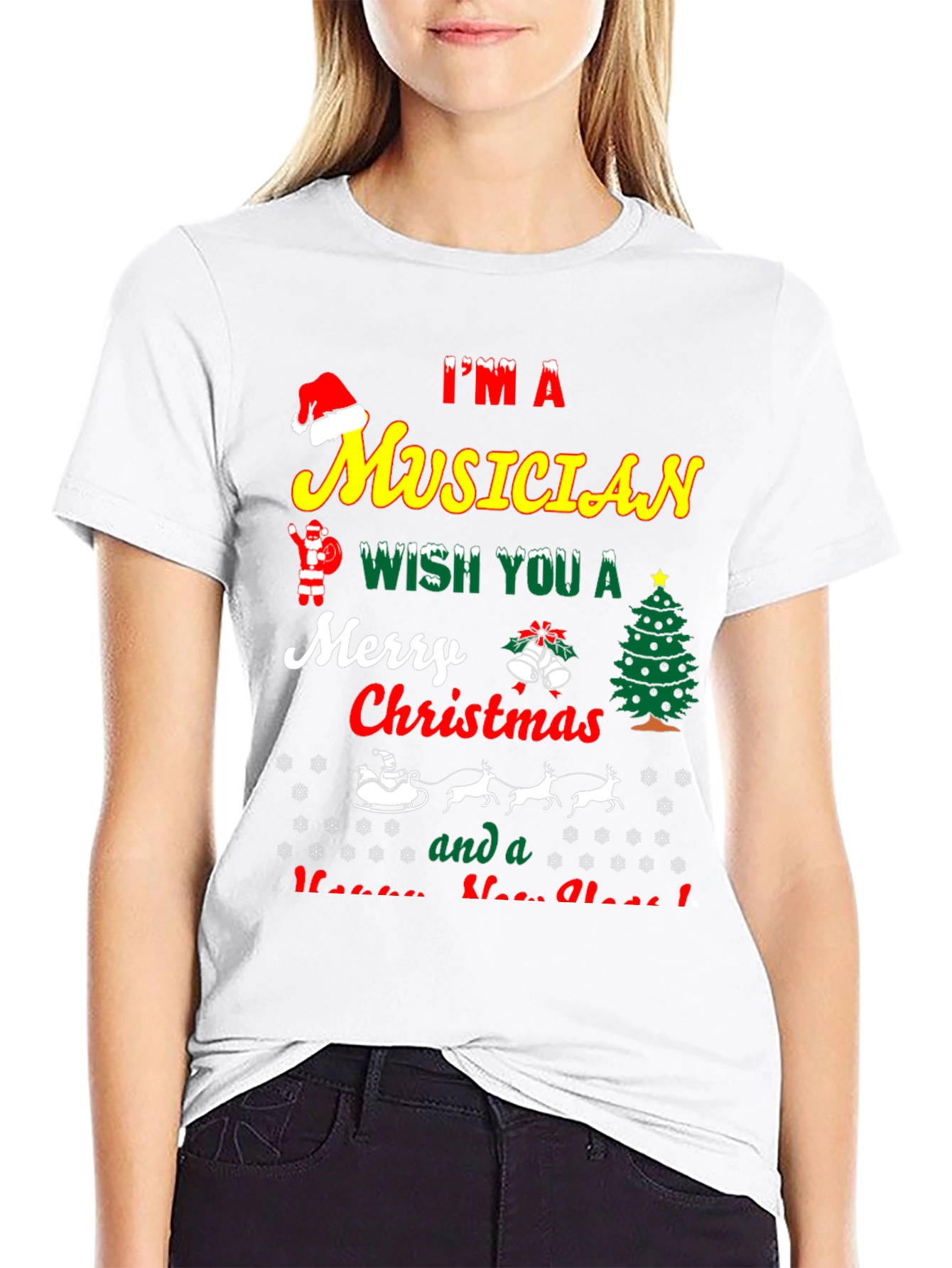 Im a Musician Merry Christmas T-Shirt