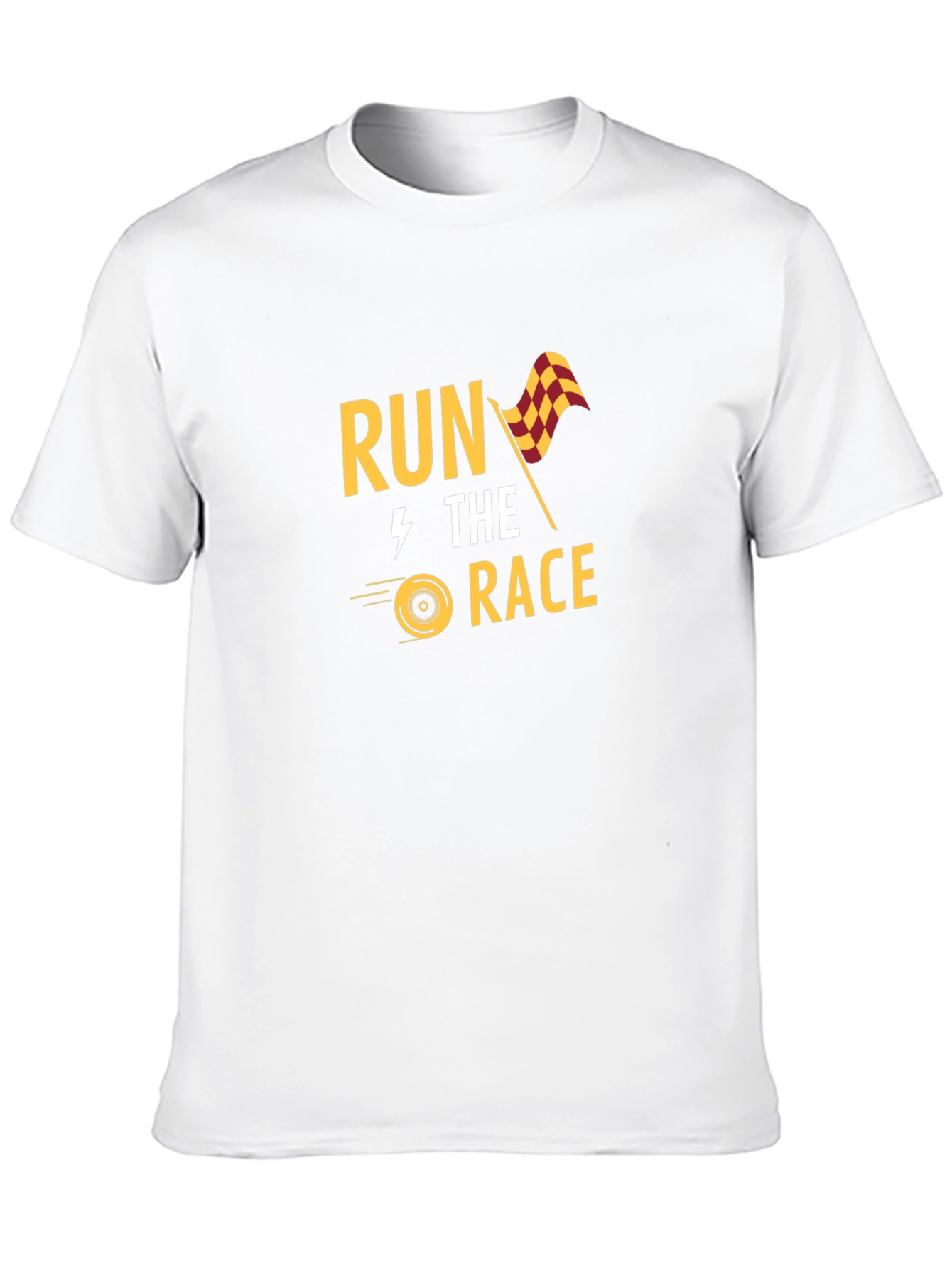 Run the Race Graphic Tee - Black
