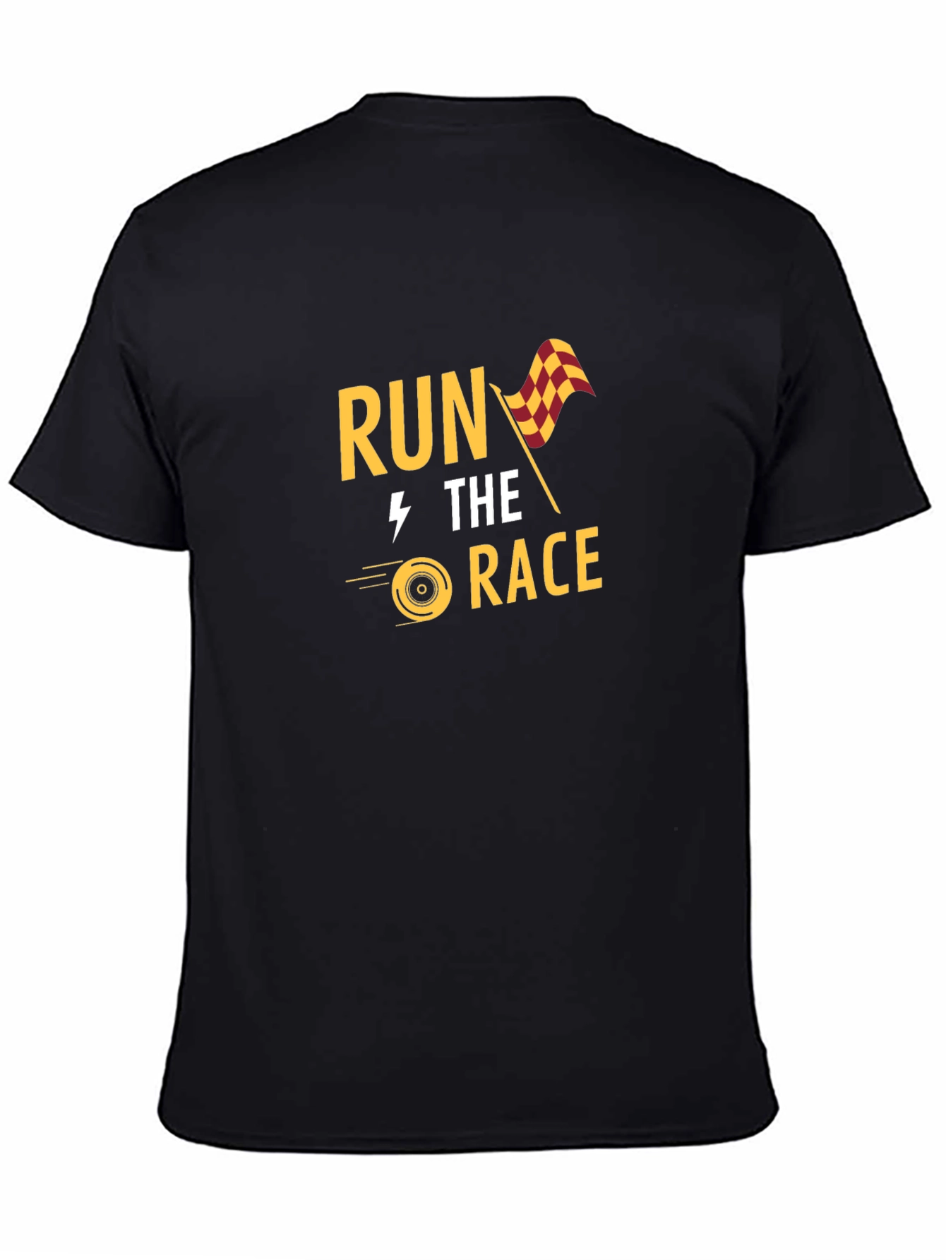 Run the Race Graphic Tee - Black