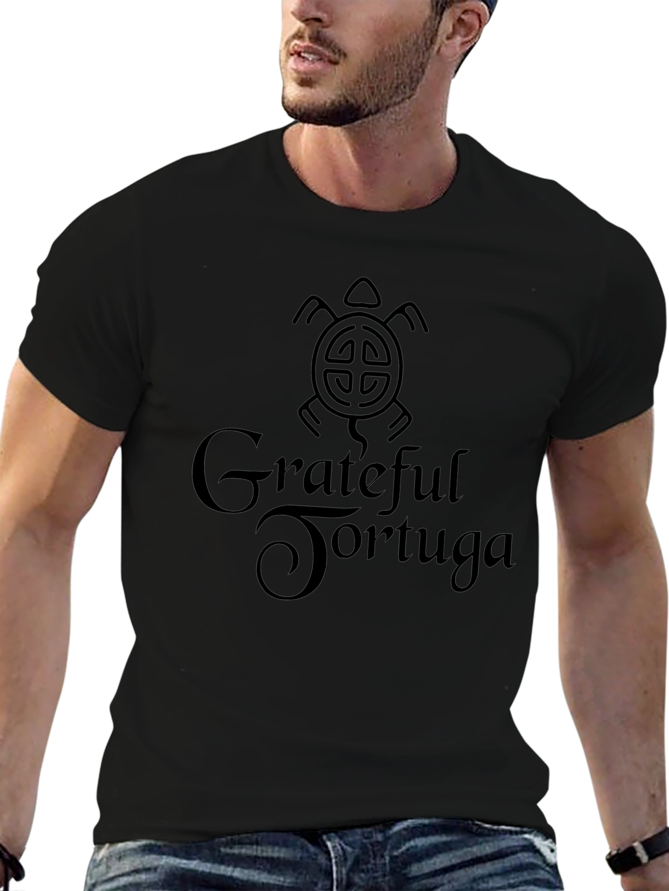 Grateful Tortuga Black T-Shirt