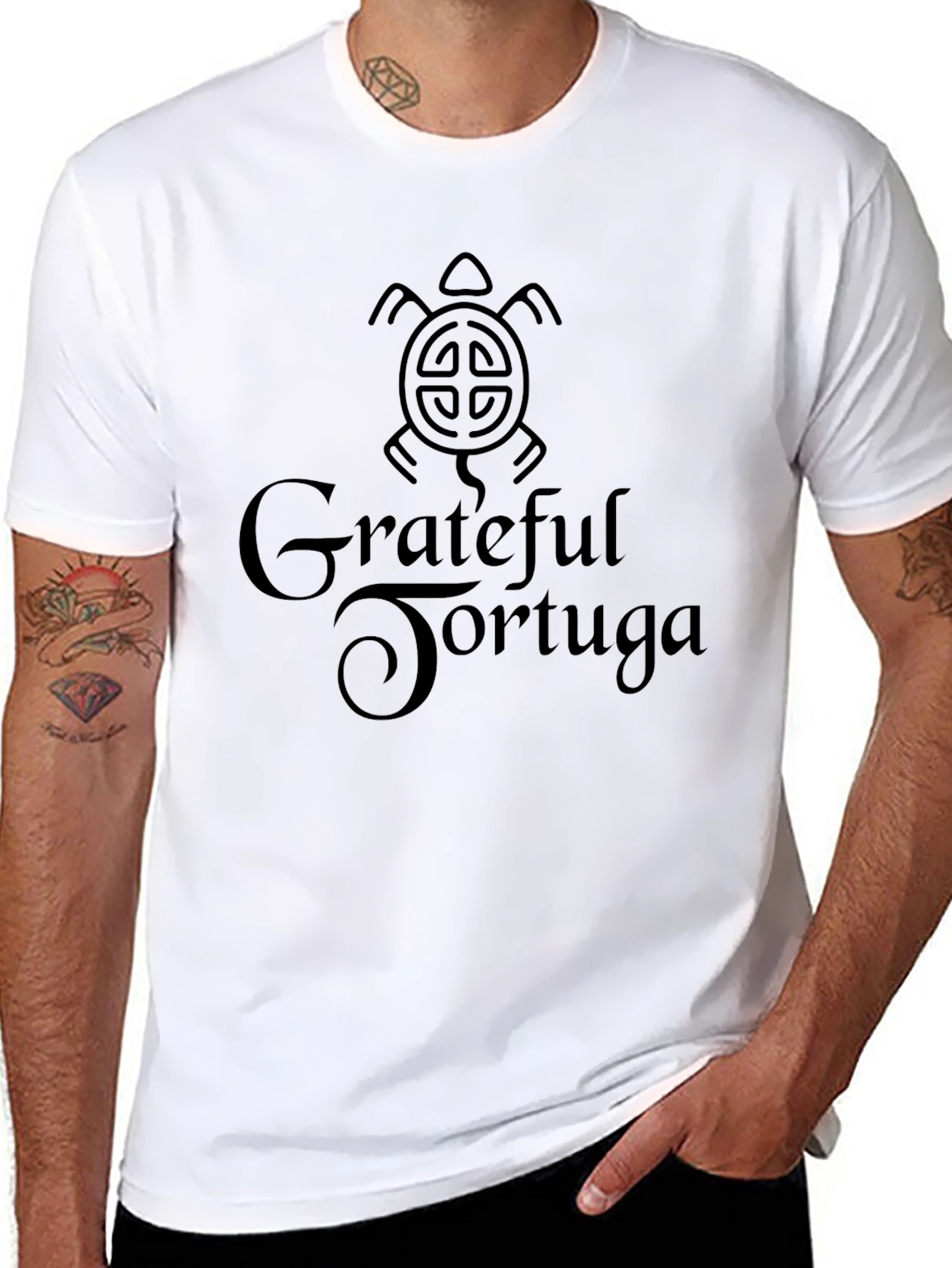 Grateful Tortuga Black T-Shirt