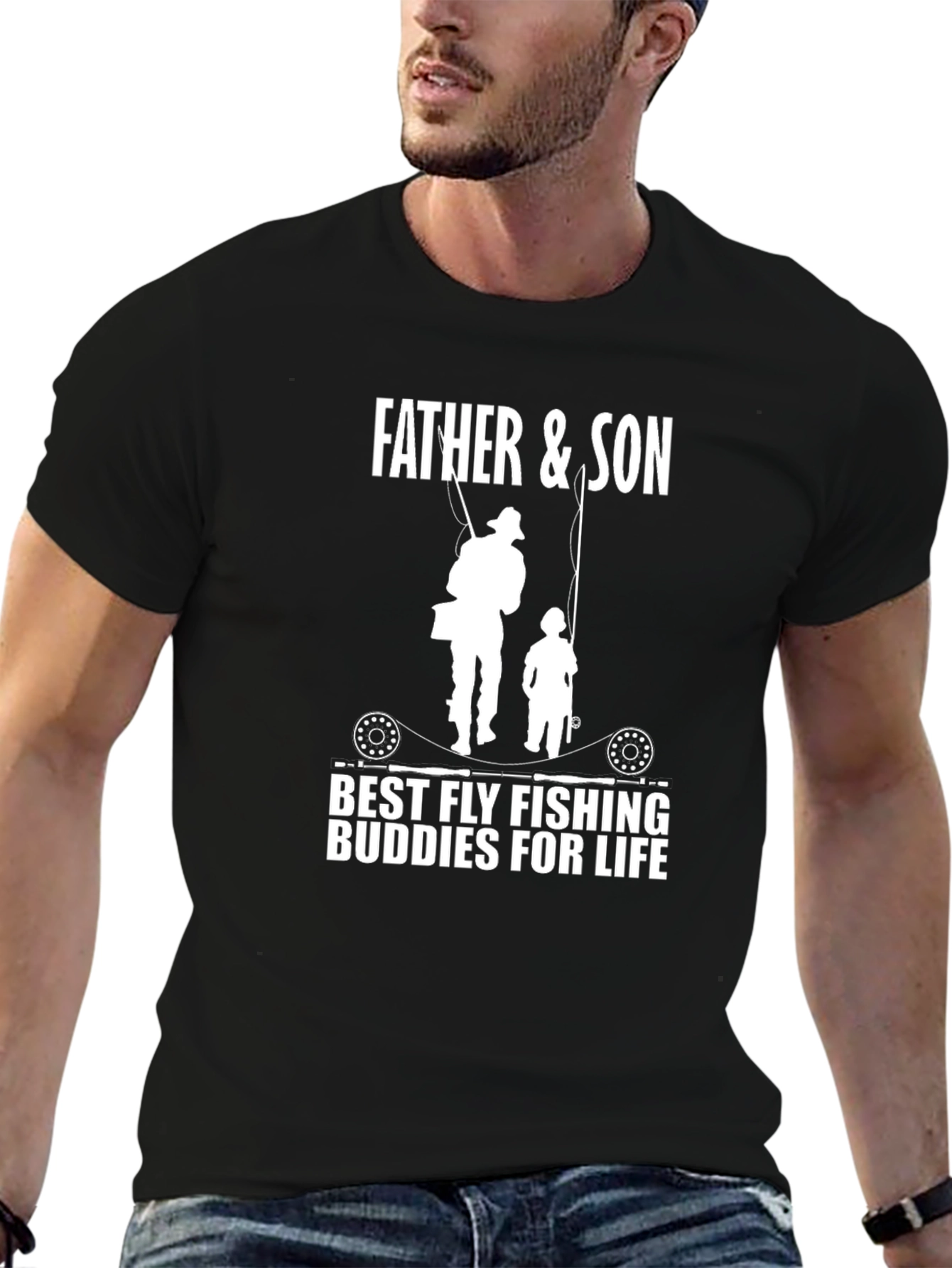 Father & Son Fly Fishing Buddies T-Shirt
