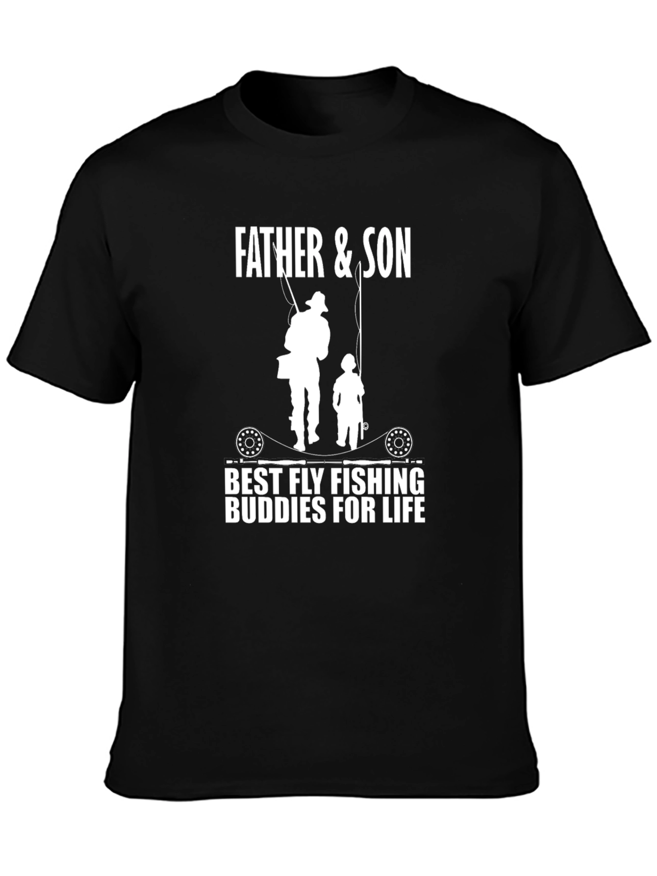 Father & Son Fly Fishing Buddies T-Shirt