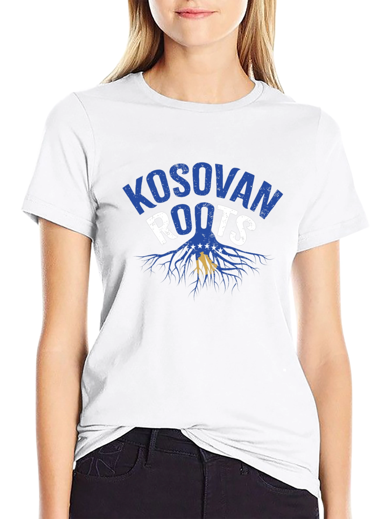 Kosovan Roots T-Shirt - Black Tee
