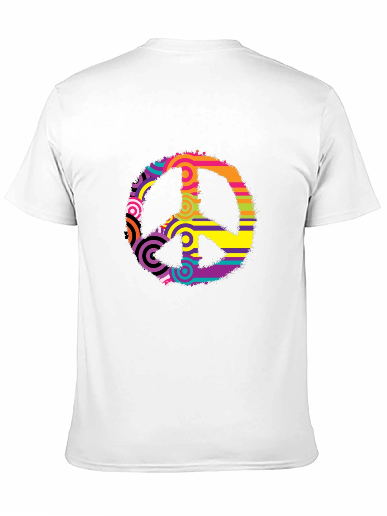 Peace Sign Graphic Tee - Retro Vibe