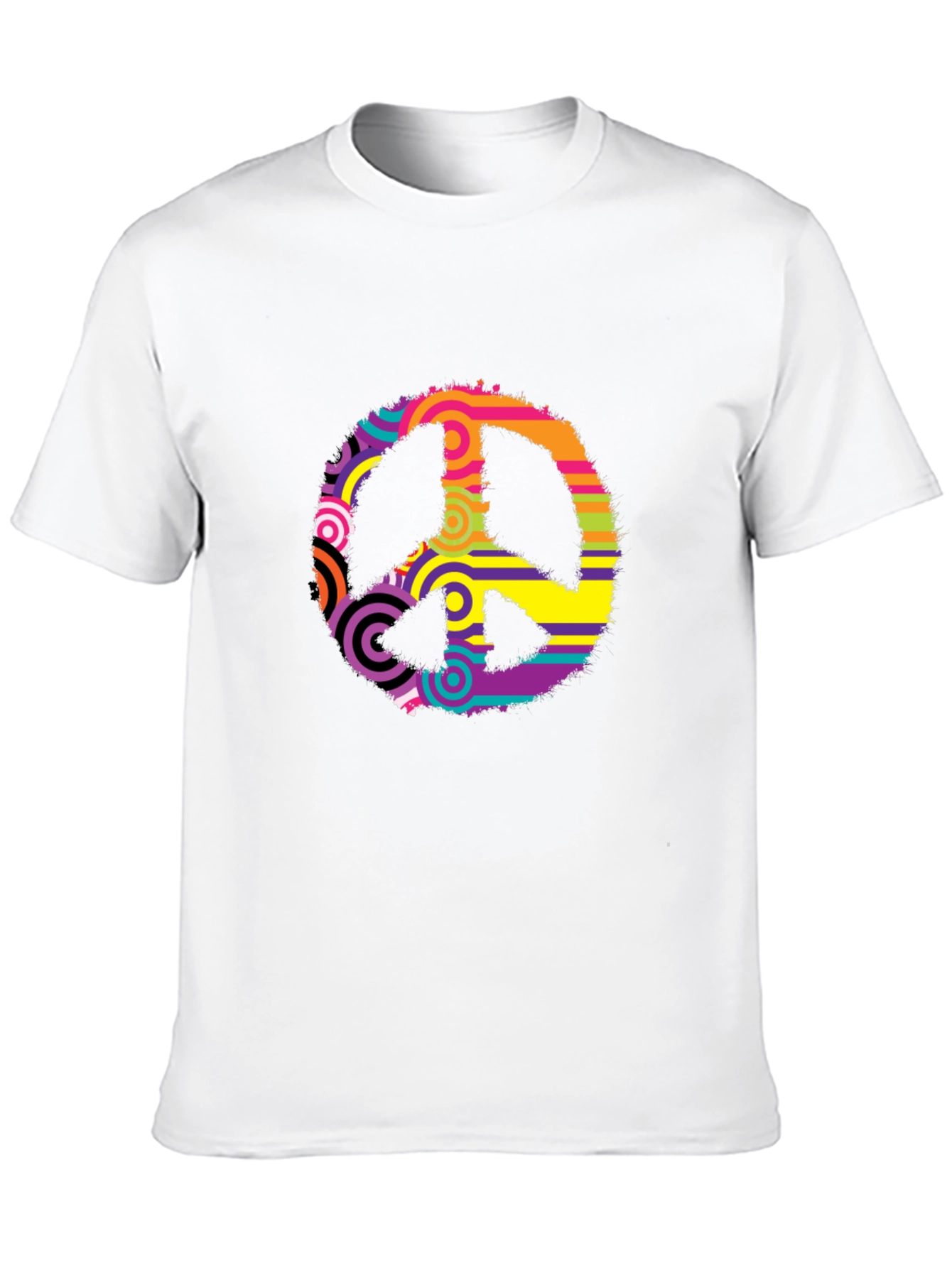 Peace Sign Graphic Tee - Retro Vibe