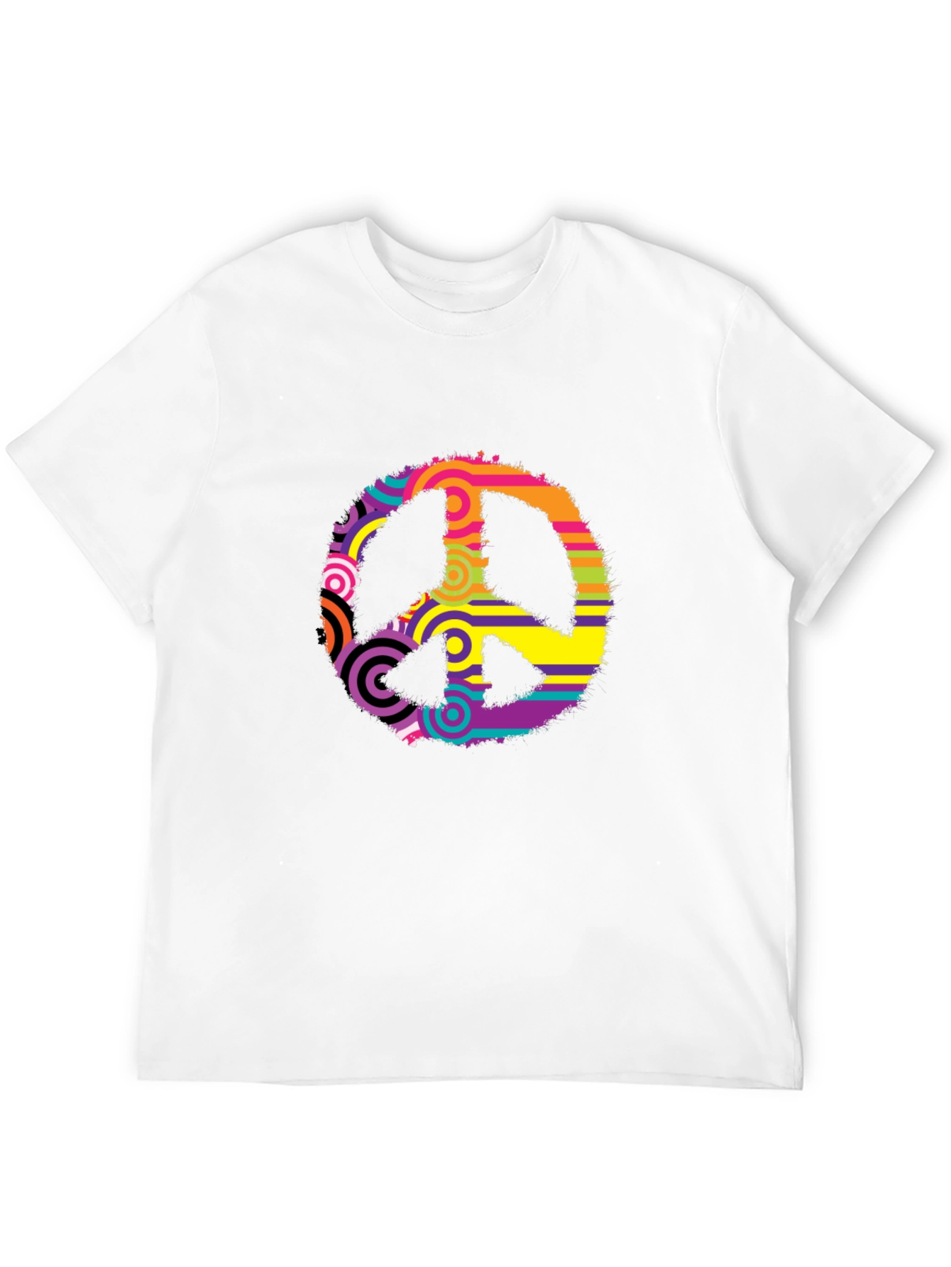 Peace Sign Graphic Tee - Retro Vibe
