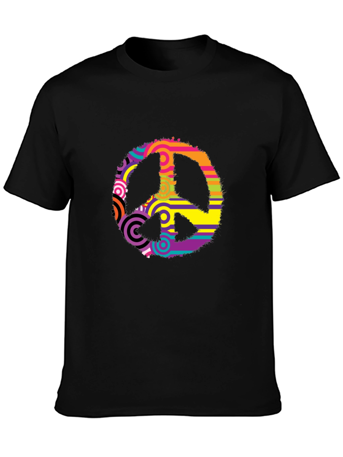 Peace Sign Graphic Tee - Retro Vibe
