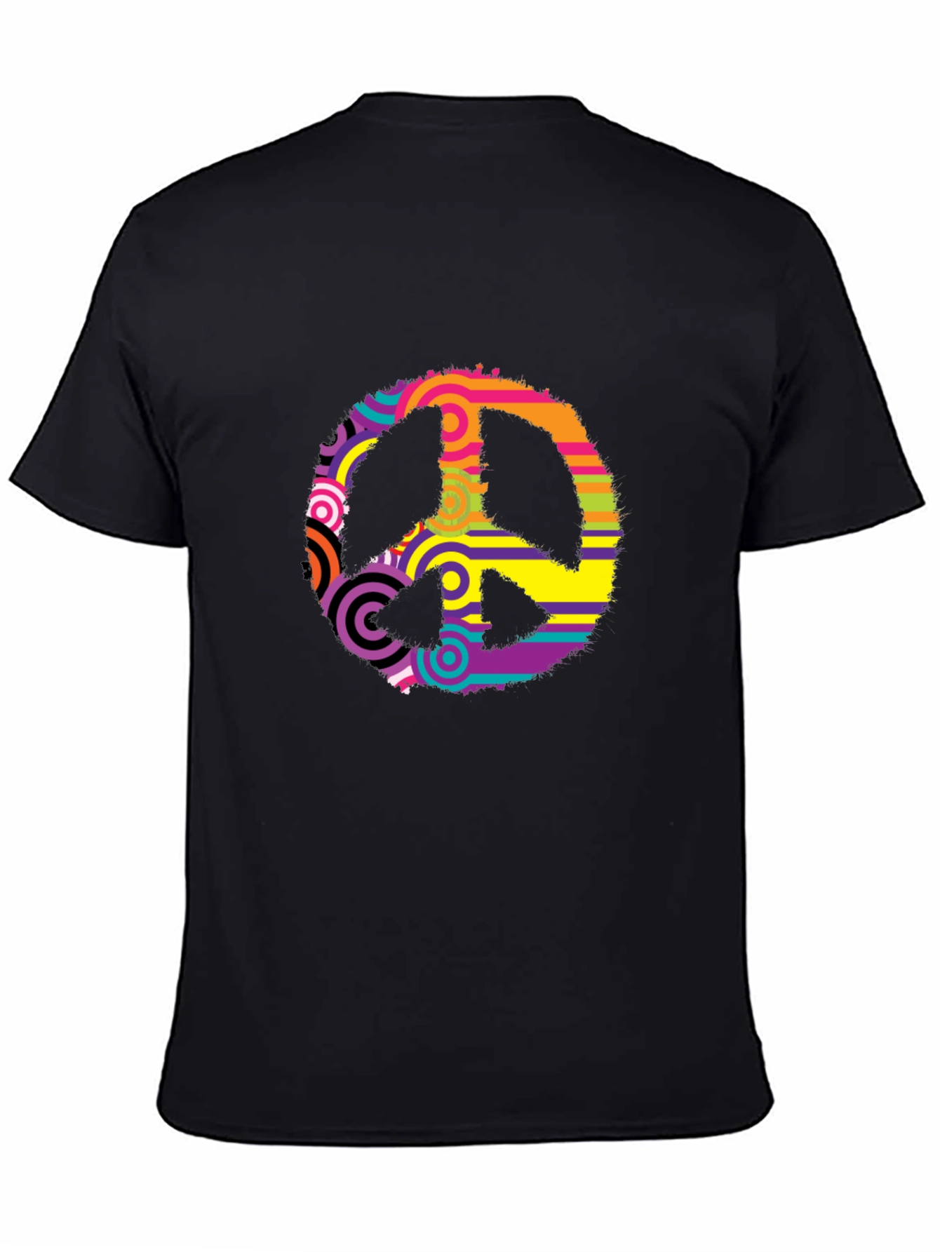 Peace Sign Graphic Tee - Retro Vibe