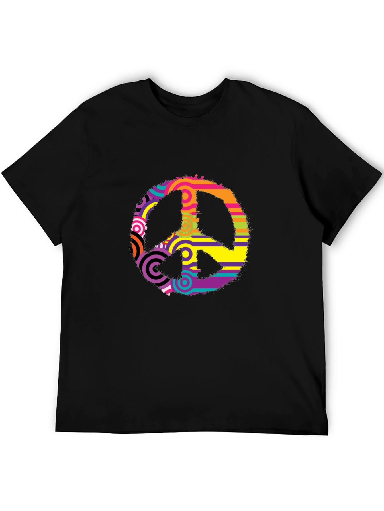 Peace Sign Graphic Tee - Retro Vibe