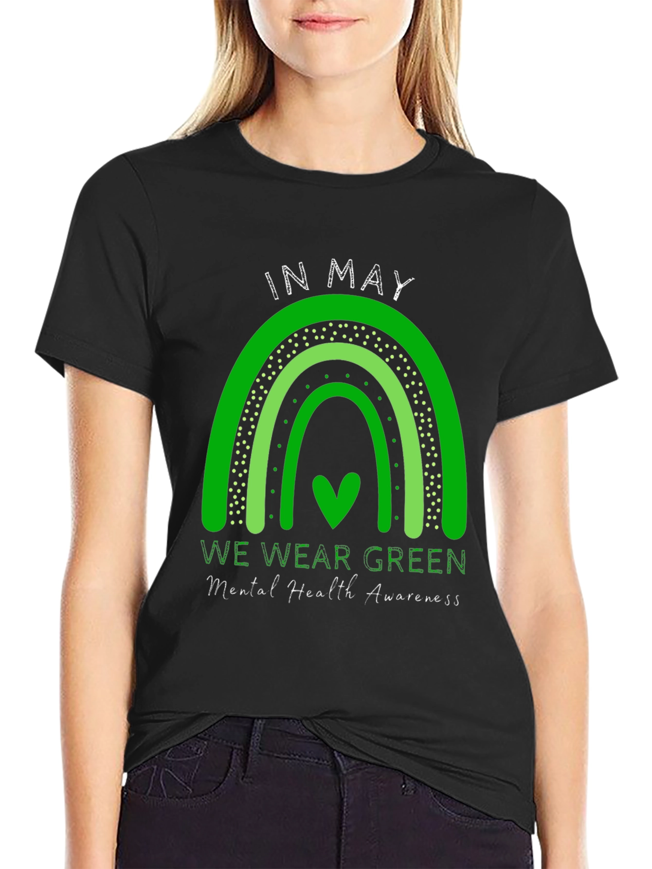 Green Mental Health Awareness T-Shirt