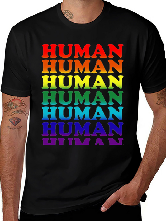 Rainbow Pride Human T-Shirt