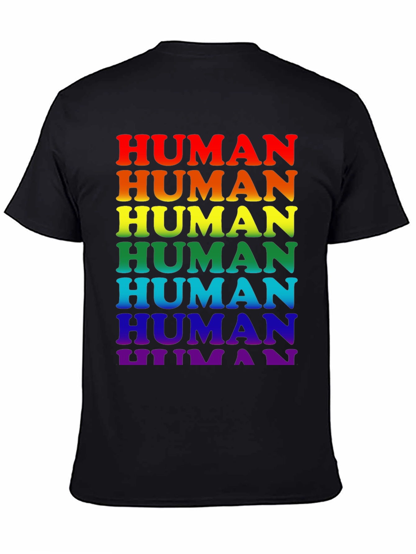 Rainbow Pride Human T-Shirt