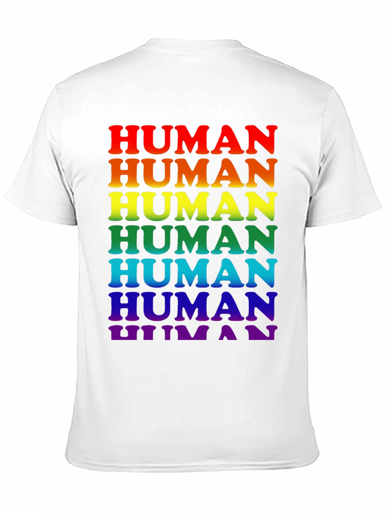 Rainbow Pride Human T-Shirt