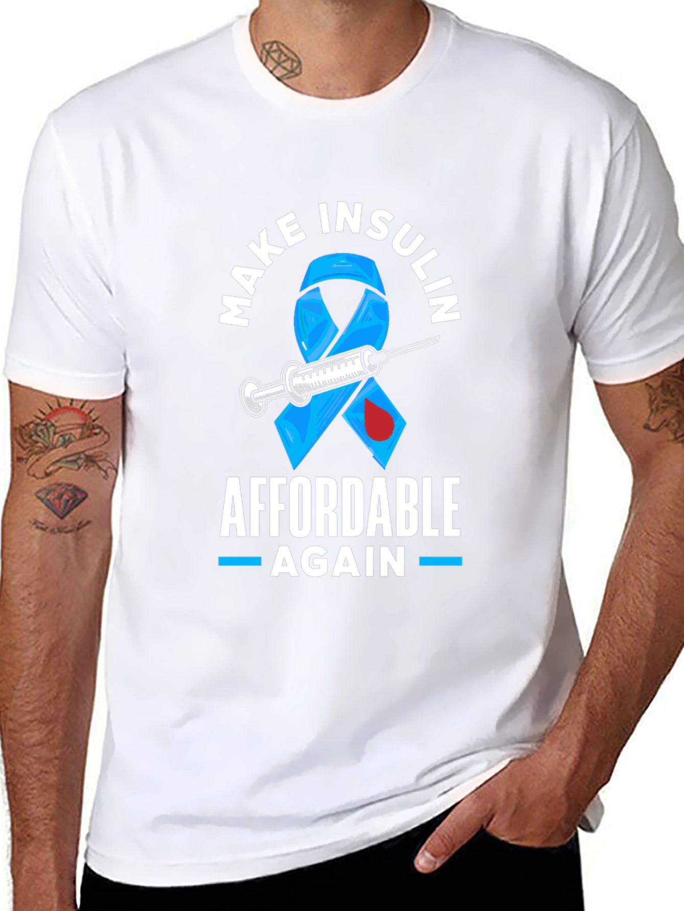 Make Insulin Affordable Again Awareness T-Shirt