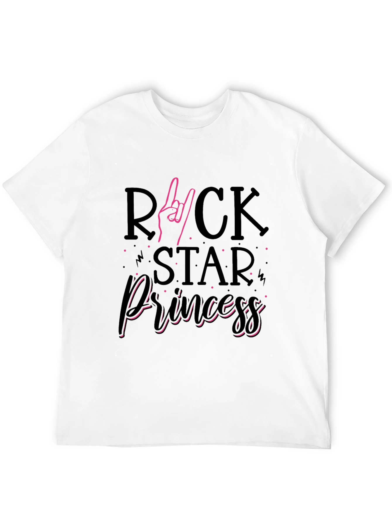 Rock Star Princess Black T-Shirt