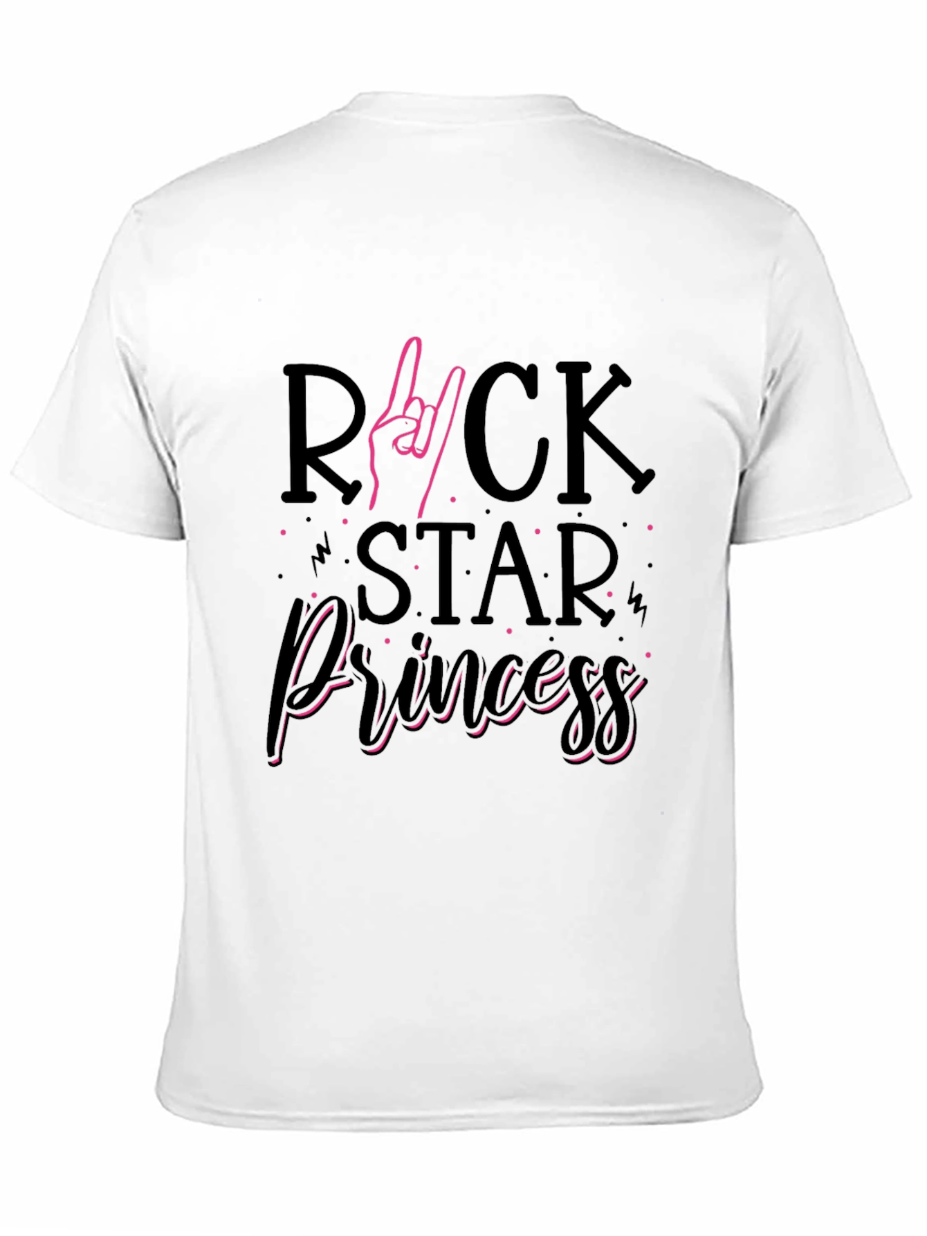 Rock Star Princess Black T-Shirt
