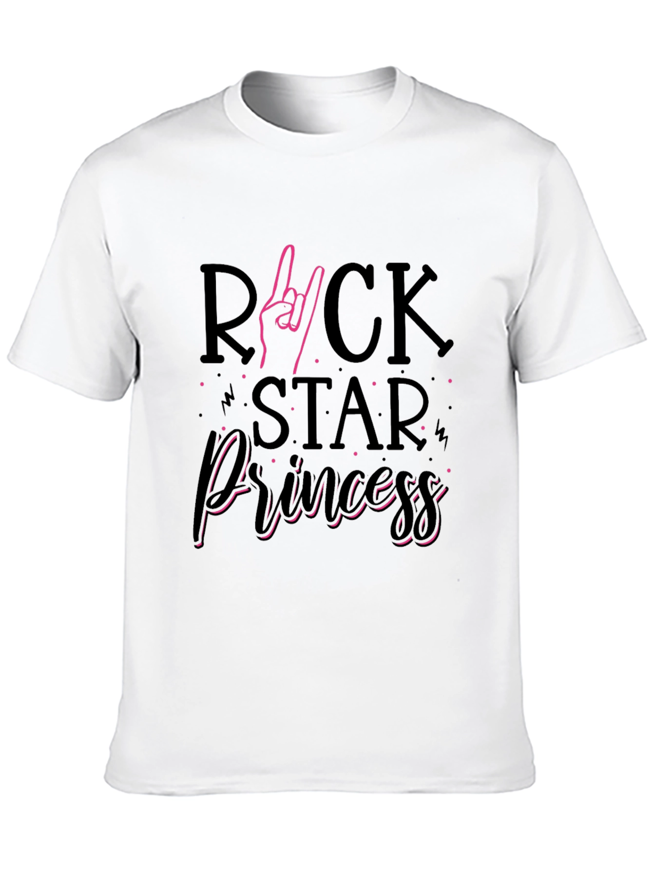 Rock Star Princess Black T-Shirt