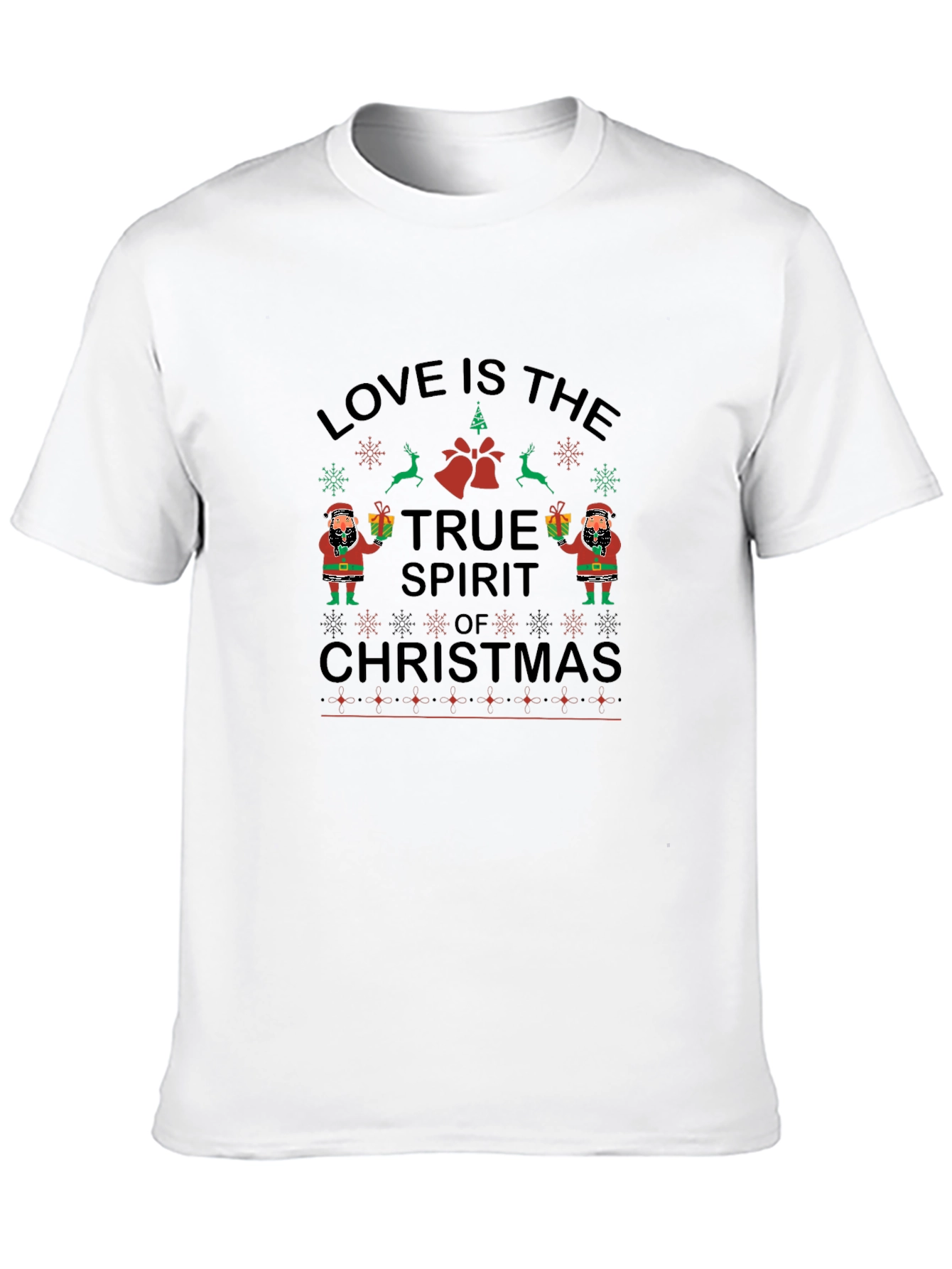 Love is the True Spirit of Christmas Graphic Tee