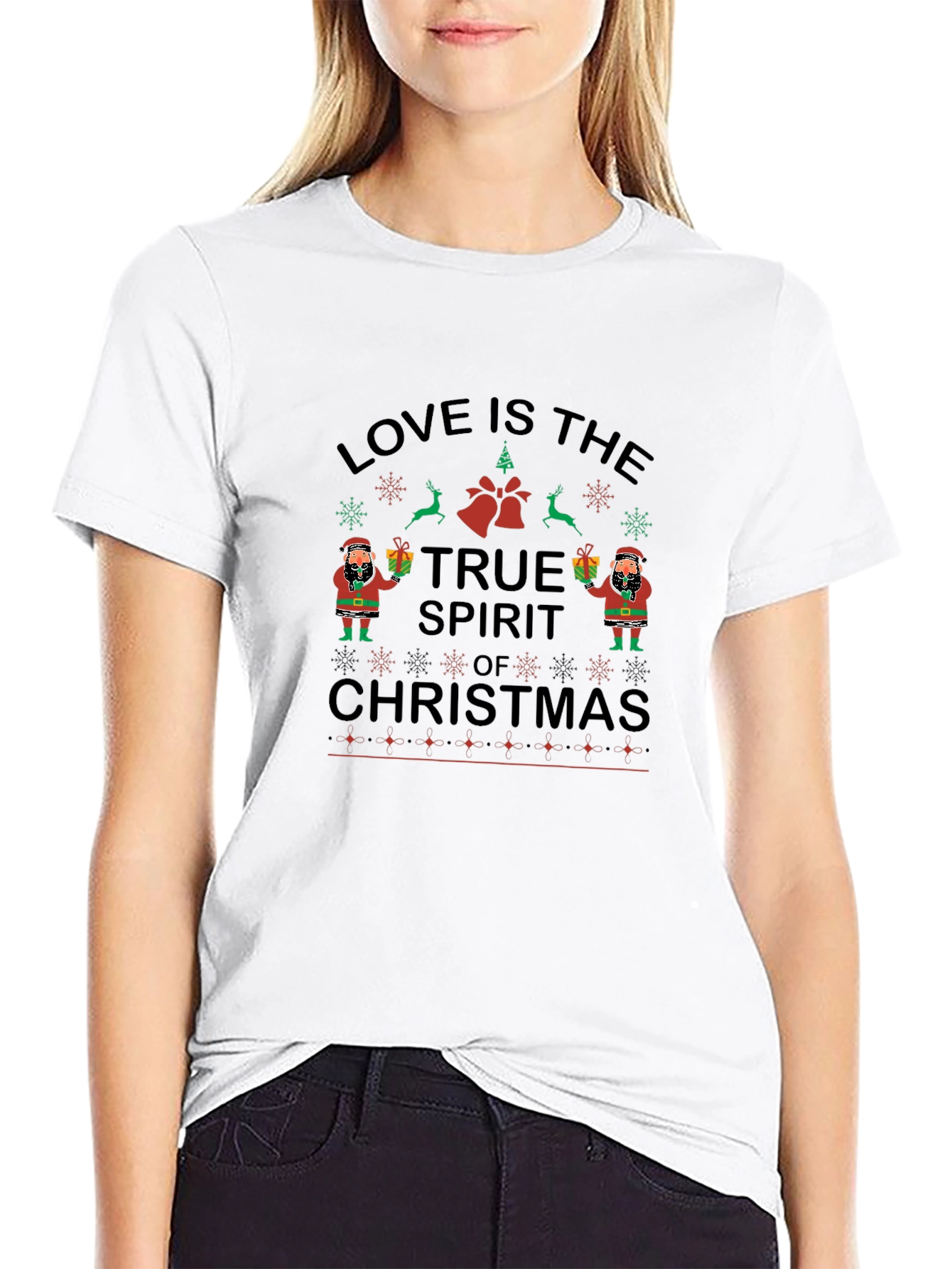 Love is the True Spirit of Christmas Graphic Tee