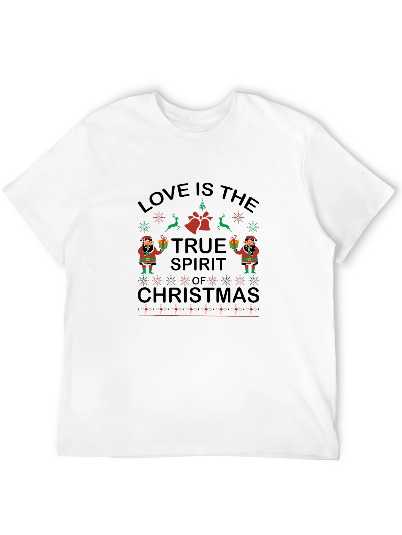 Love is the True Spirit of Christmas Graphic Tee