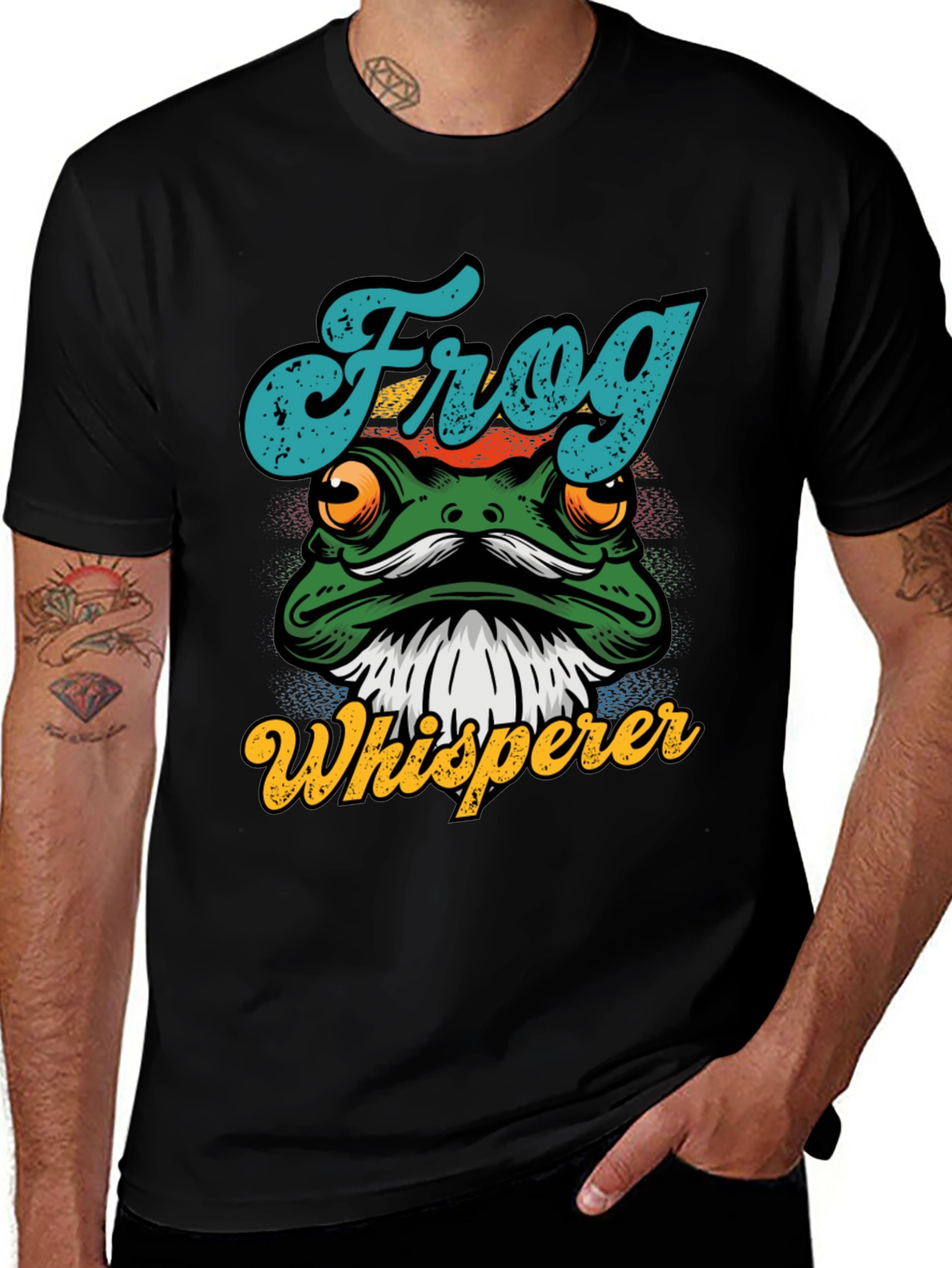 Frog Whisperer Graphic T-Shirt -  Unique Gift