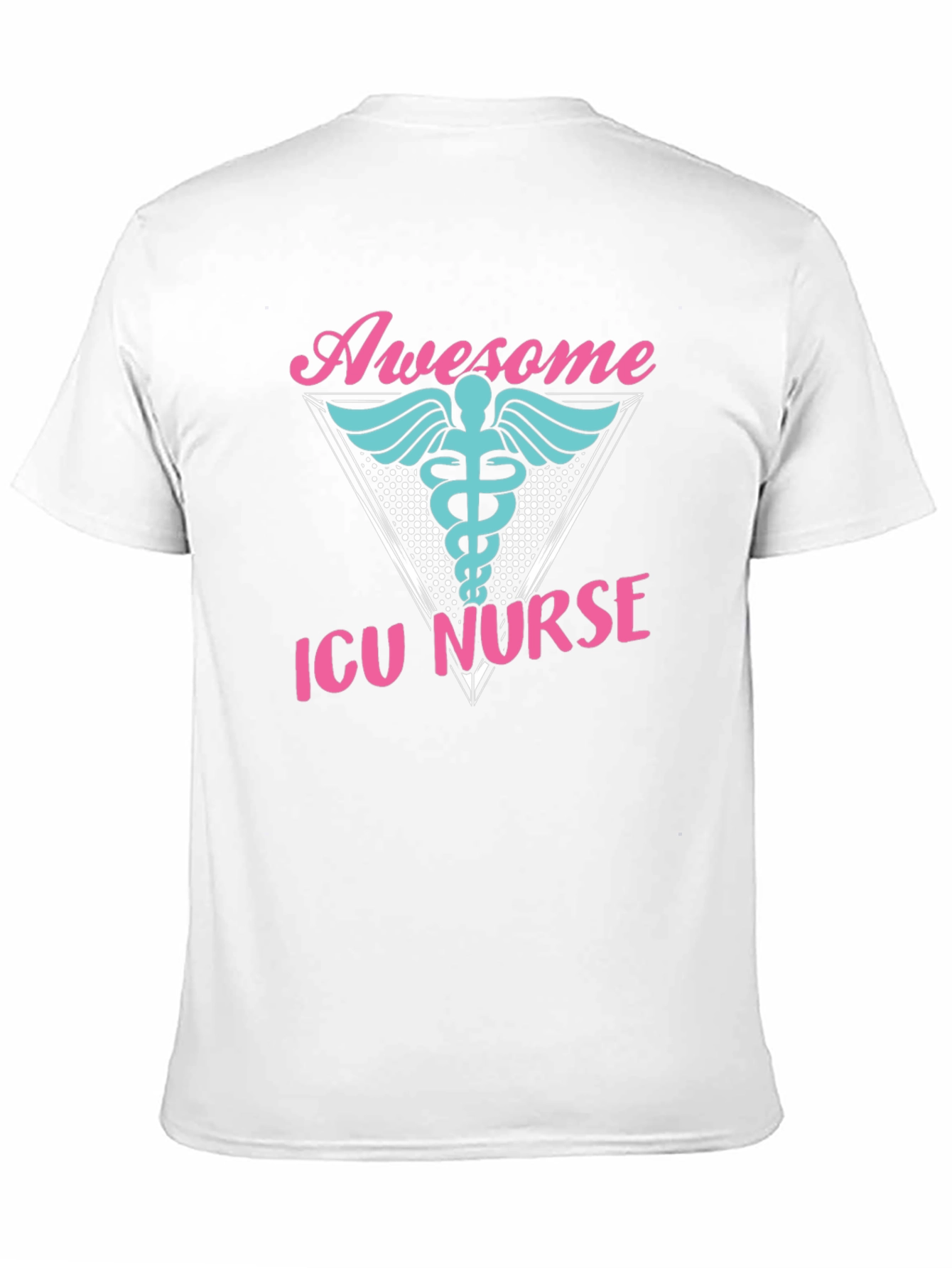 Awesome ICU Nurse Graphic T-Shirt