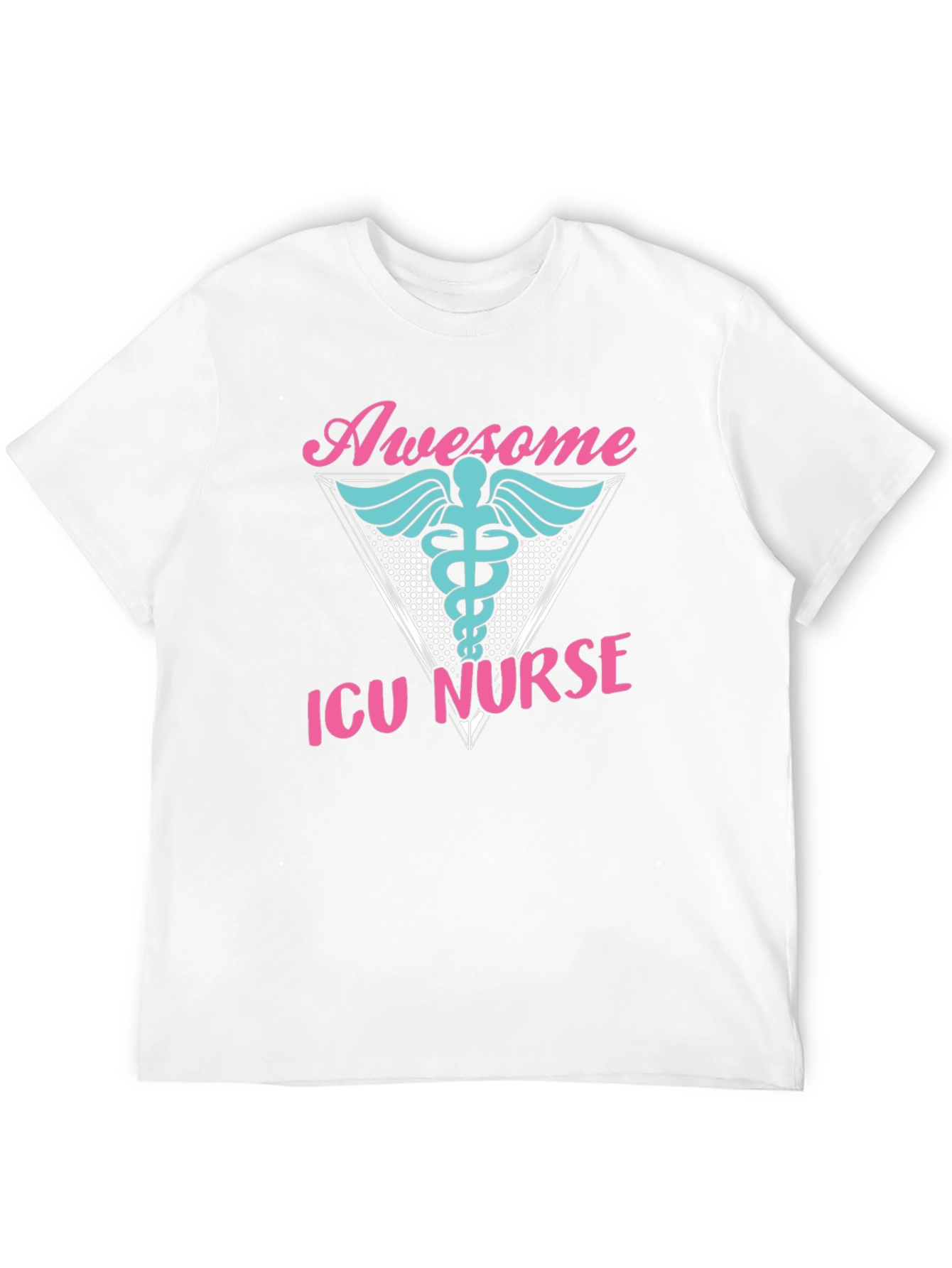Awesome ICU Nurse Graphic T-Shirt