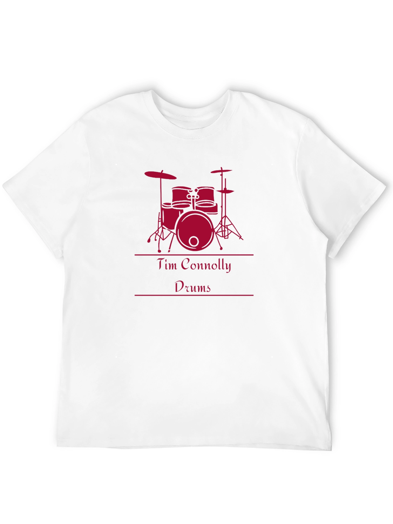Tim Connolly Drums Black T-Shirt