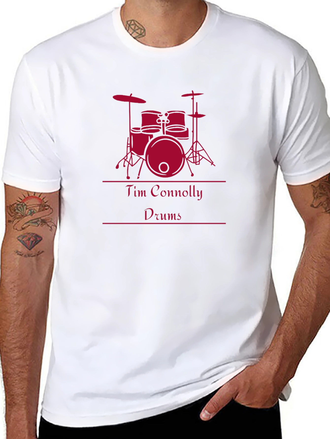 Tim Connolly Drums Black T-Shirt