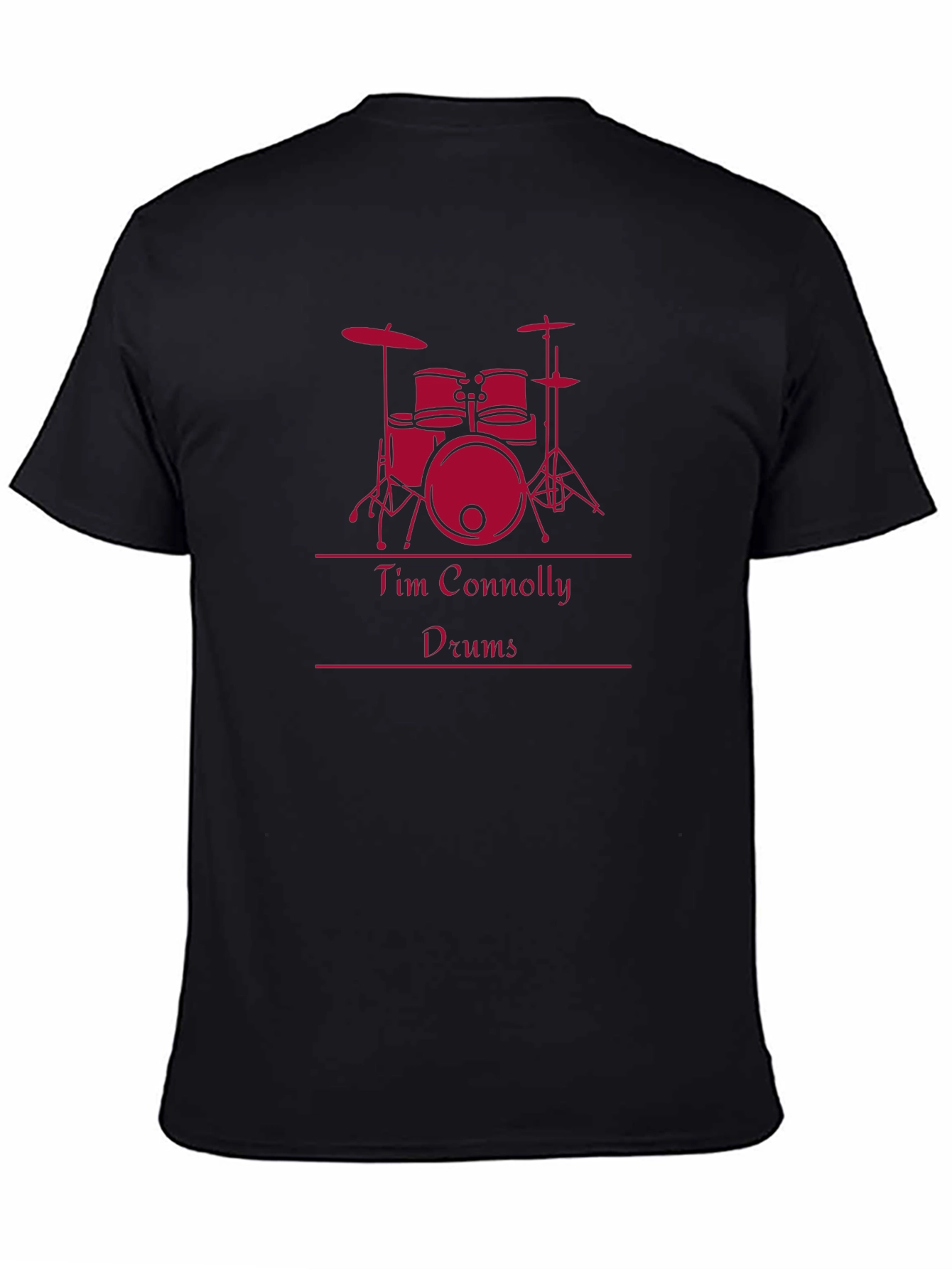 Tim Connolly Drums Black T-Shirt