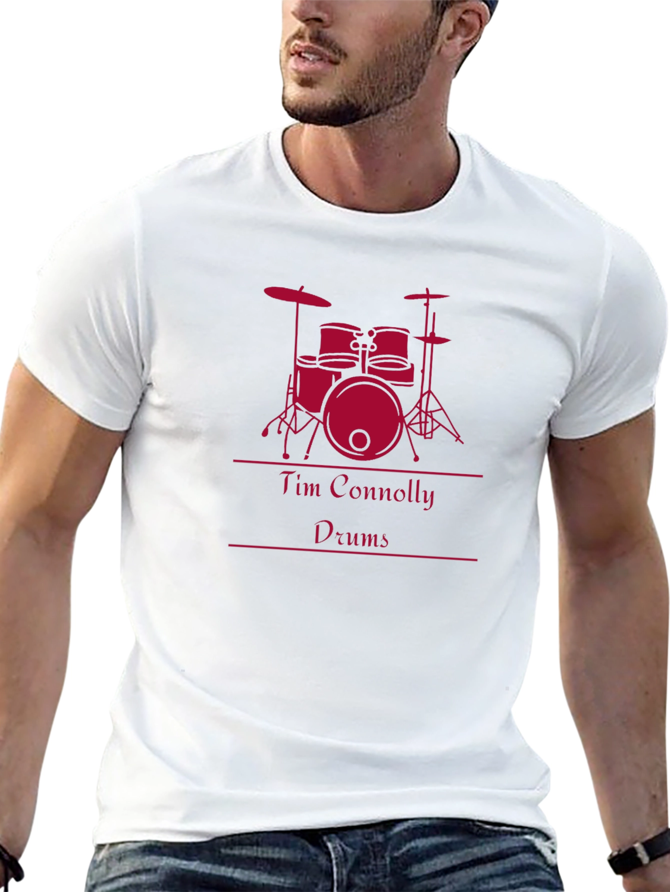 Tim Connolly Drums Black T-Shirt