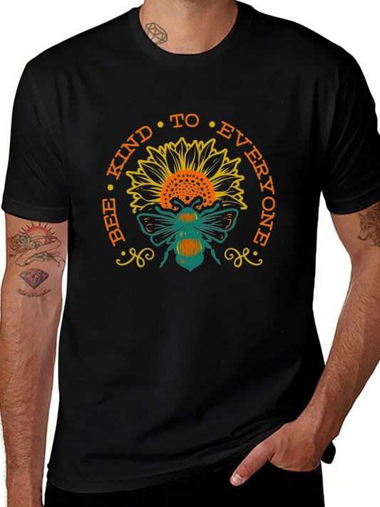 Bee Kind Sunflower T-Shirt - Positive Message Tee