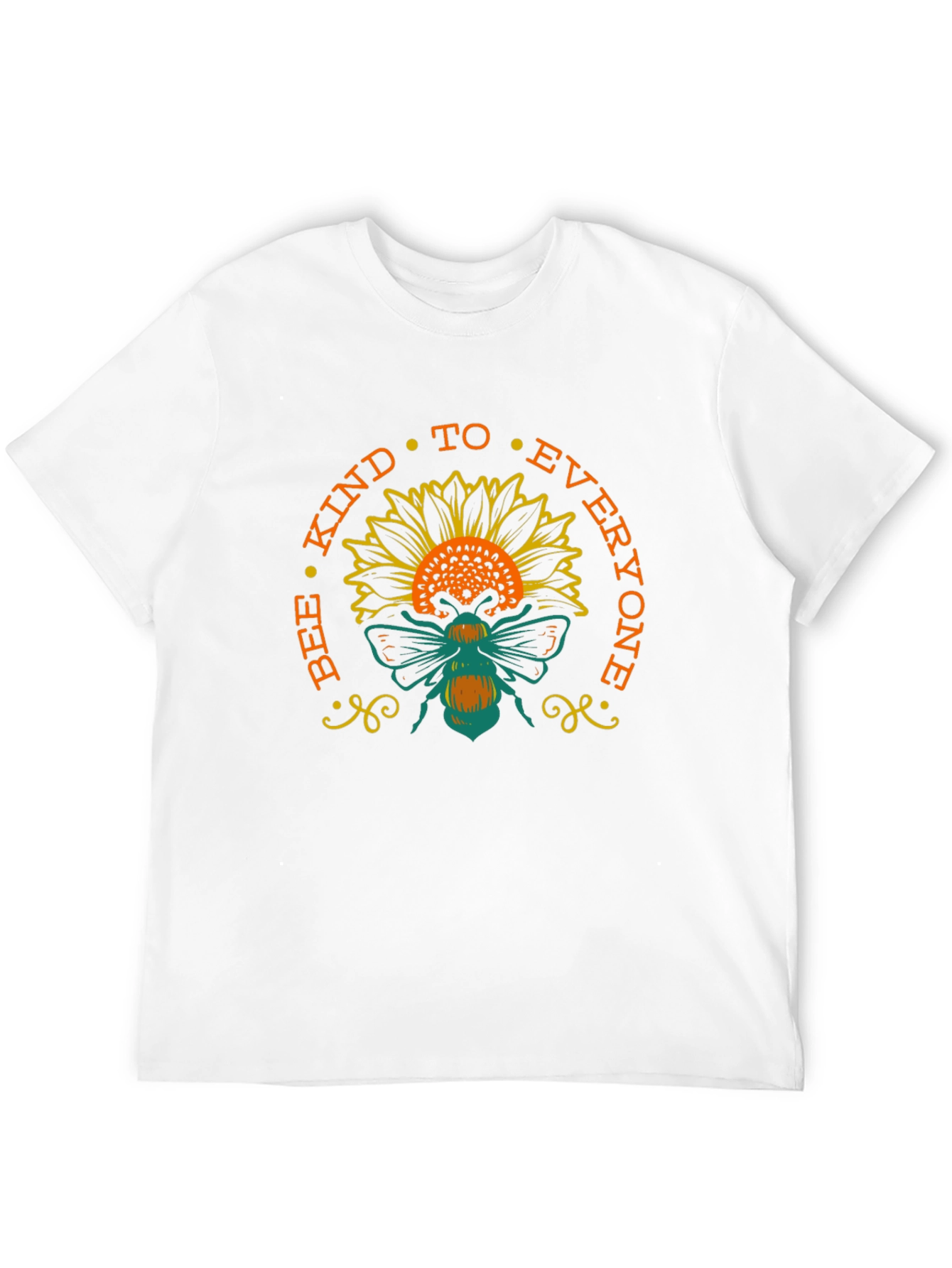 Bee Kind Sunflower T-Shirt - Positive Message Tee