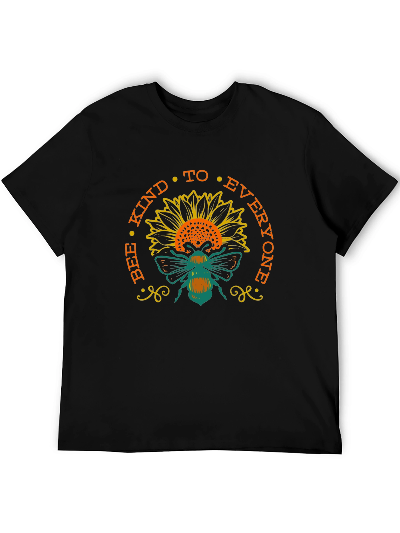 Bee Kind Sunflower T-Shirt - Positive Message Tee