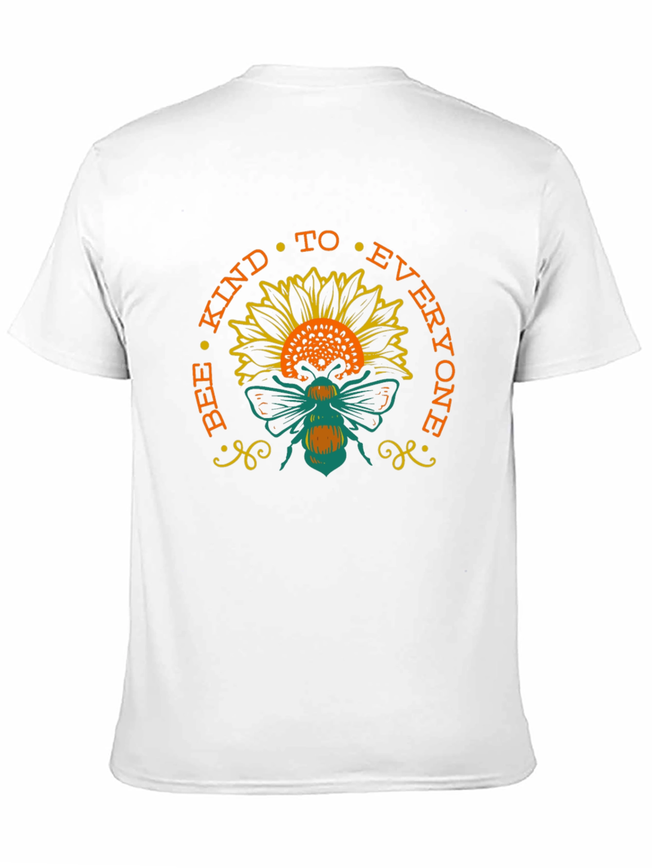Bee Kind Sunflower T-Shirt - Positive Message Tee