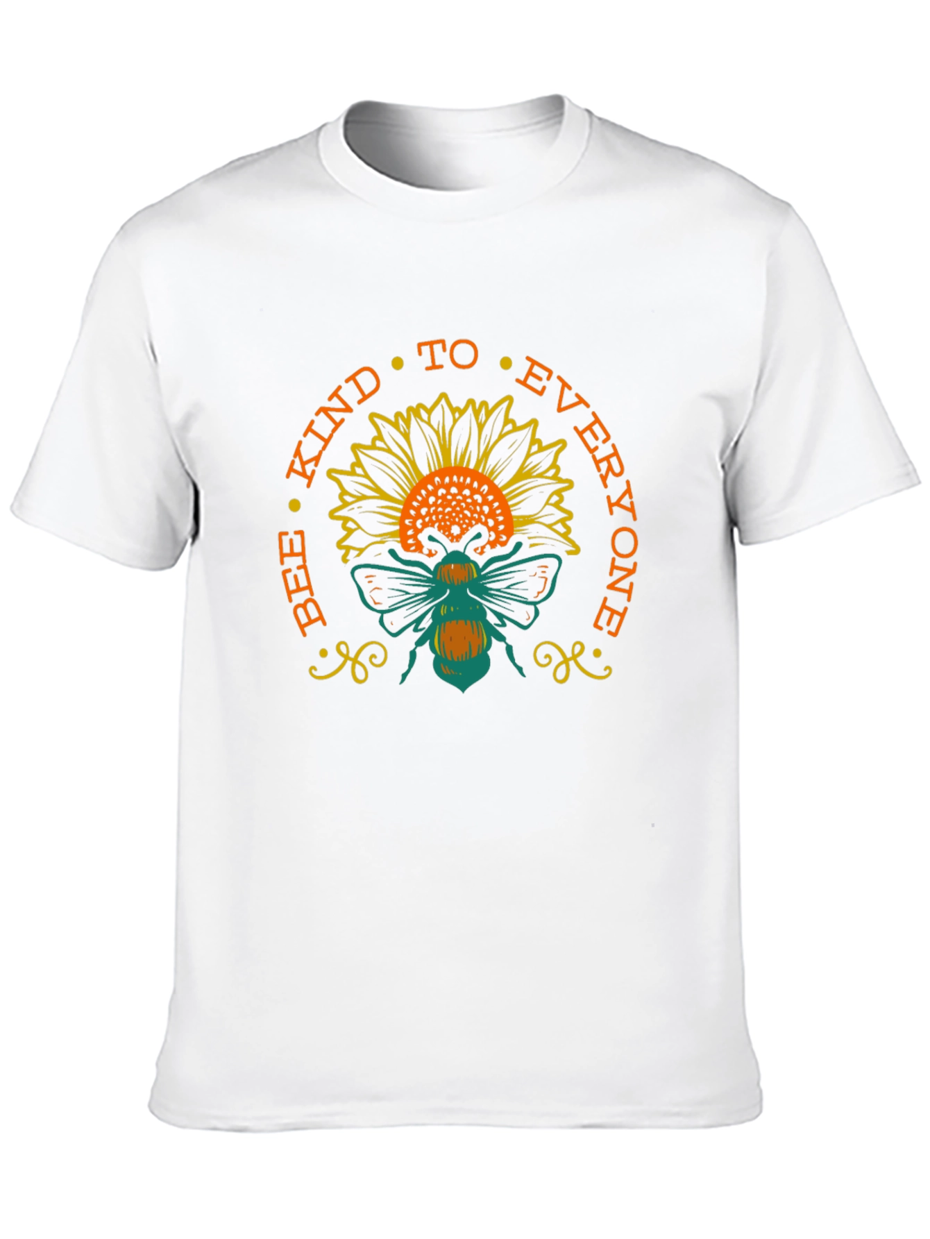 Bee Kind Sunflower T-Shirt - Positive Message Tee