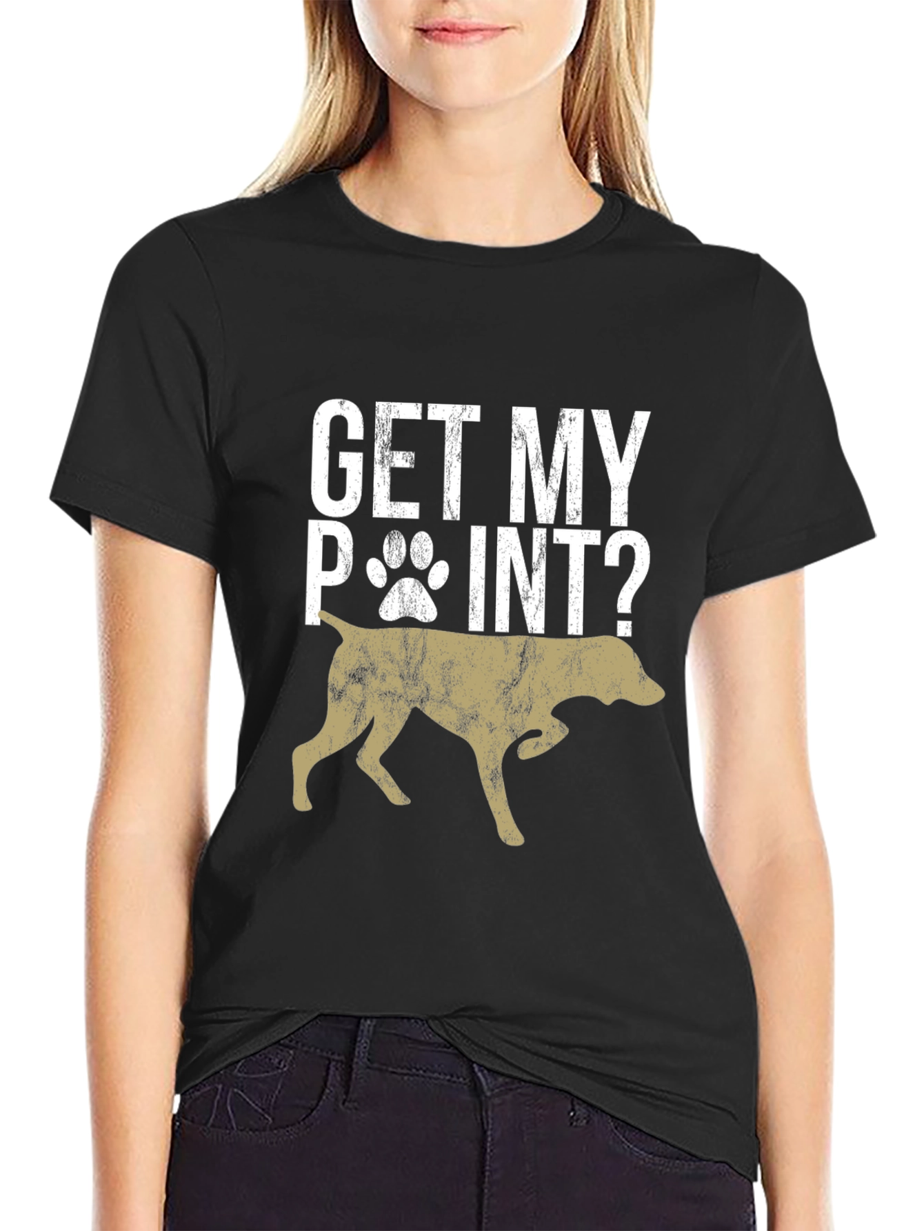 Get My Point? Dog Graphic T-Shirt