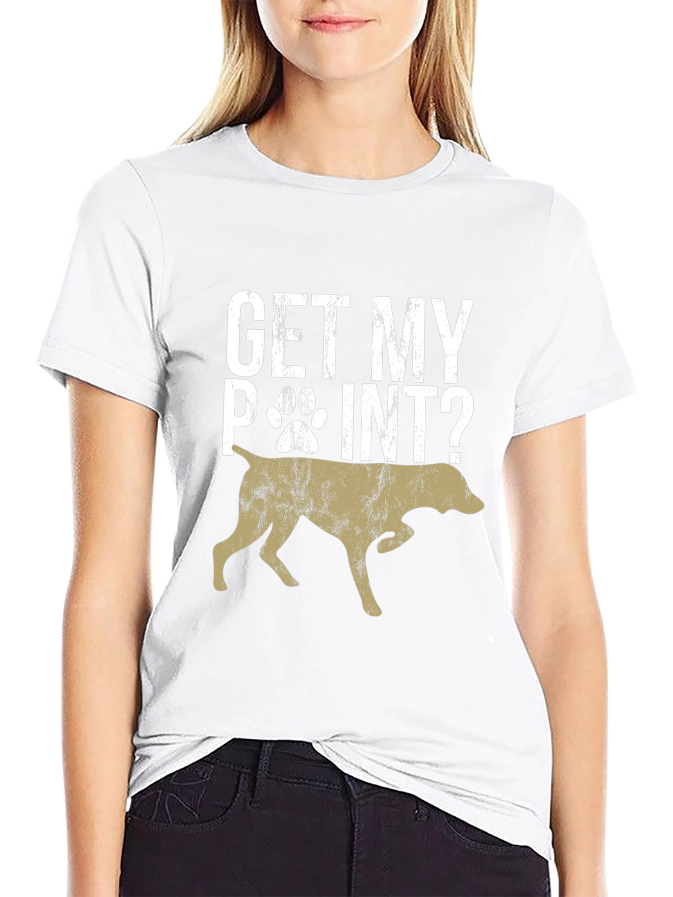 Get My Point? Dog Graphic T-Shirt