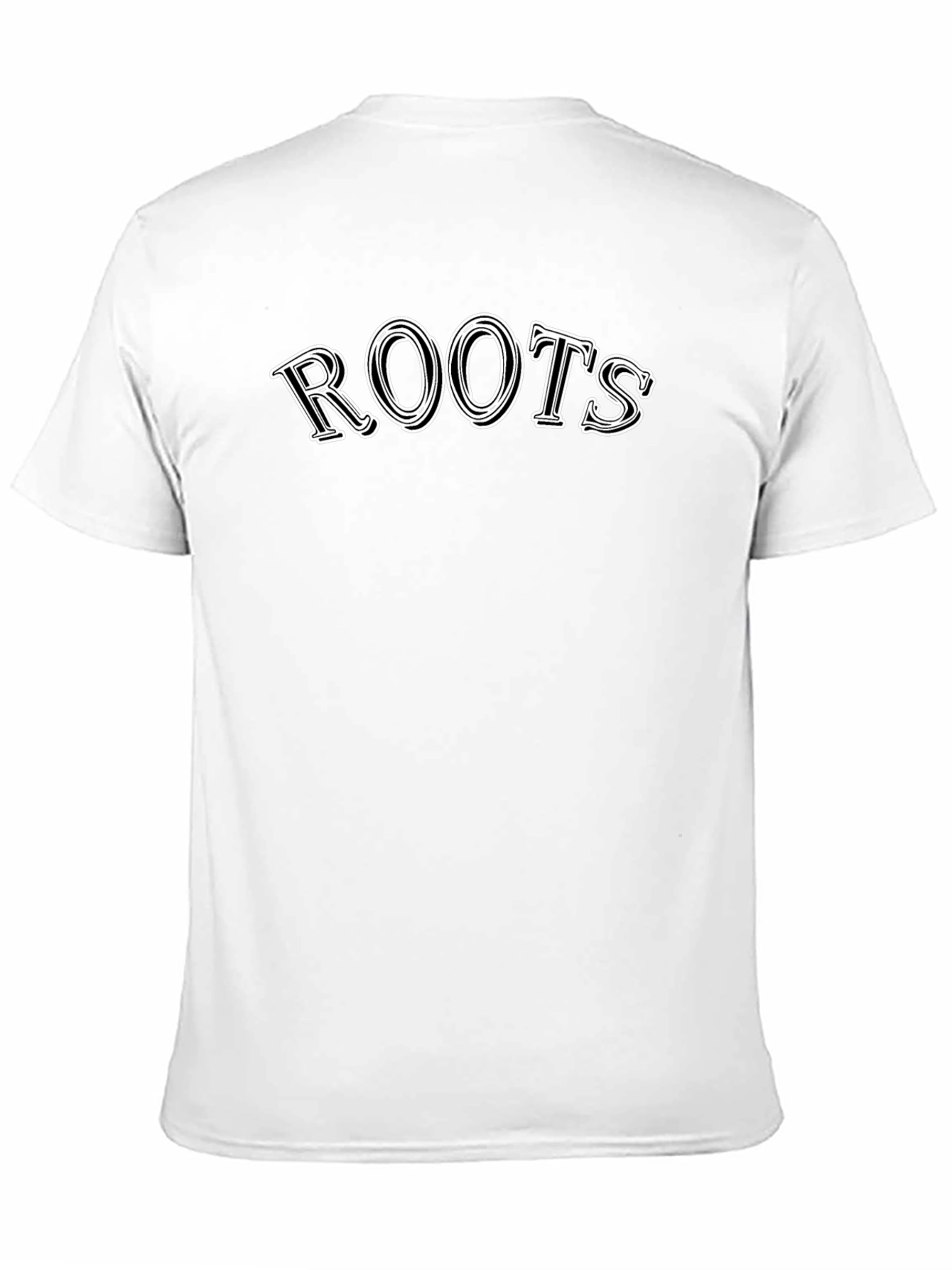 Roots Graphic Print Black T-Shirt