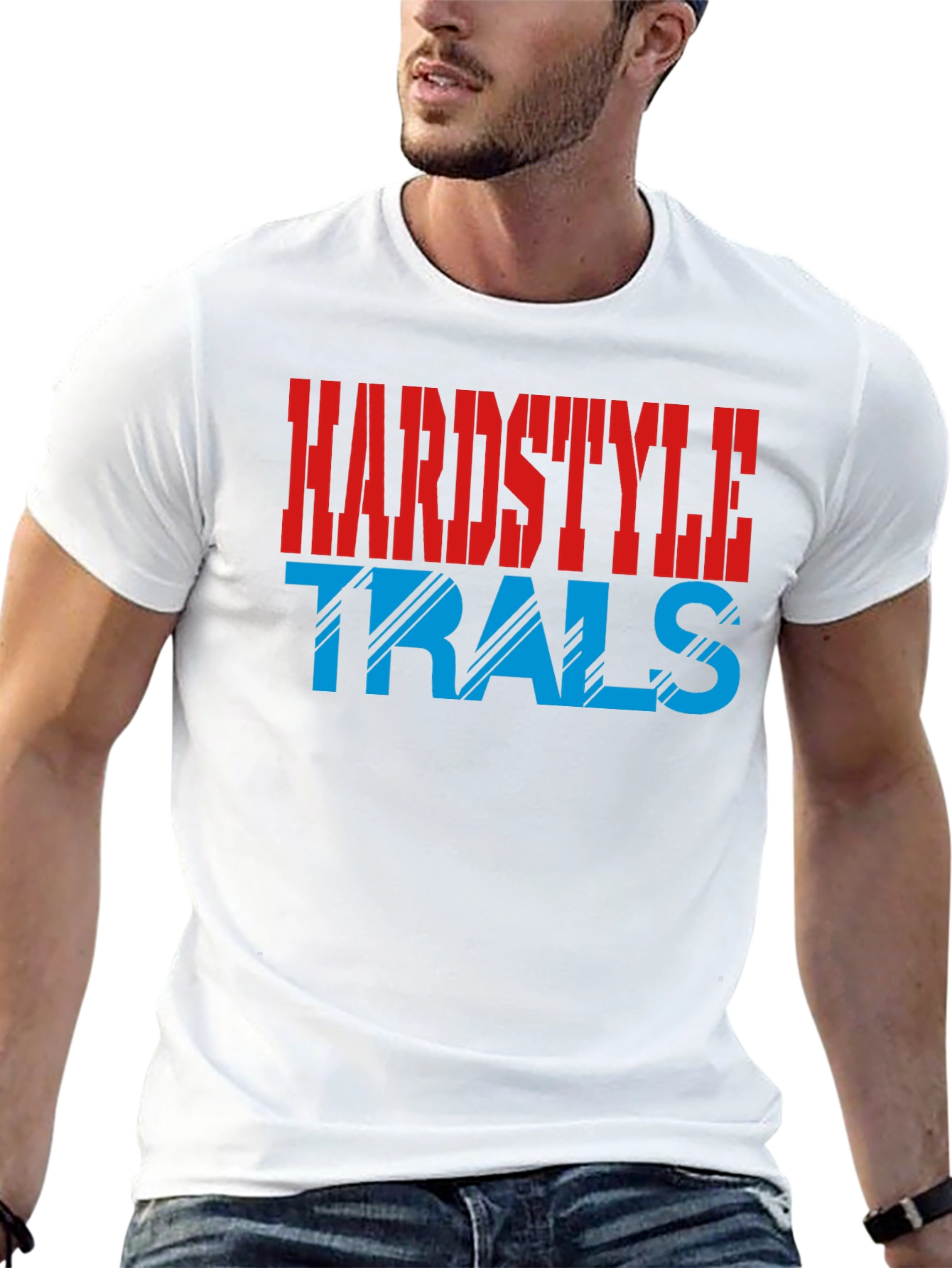 Hardstyle Trals Black Graphic Tee