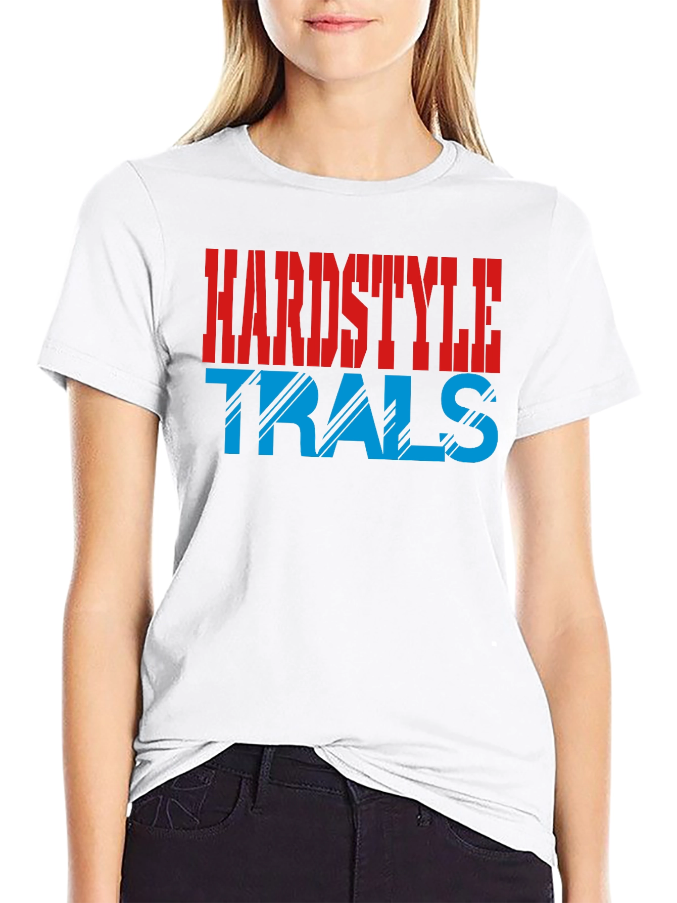 Hardstyle Trals Black Graphic Tee