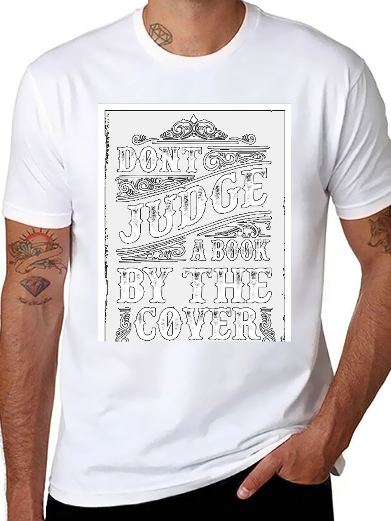 Dont Judge a Book by Cover Tee