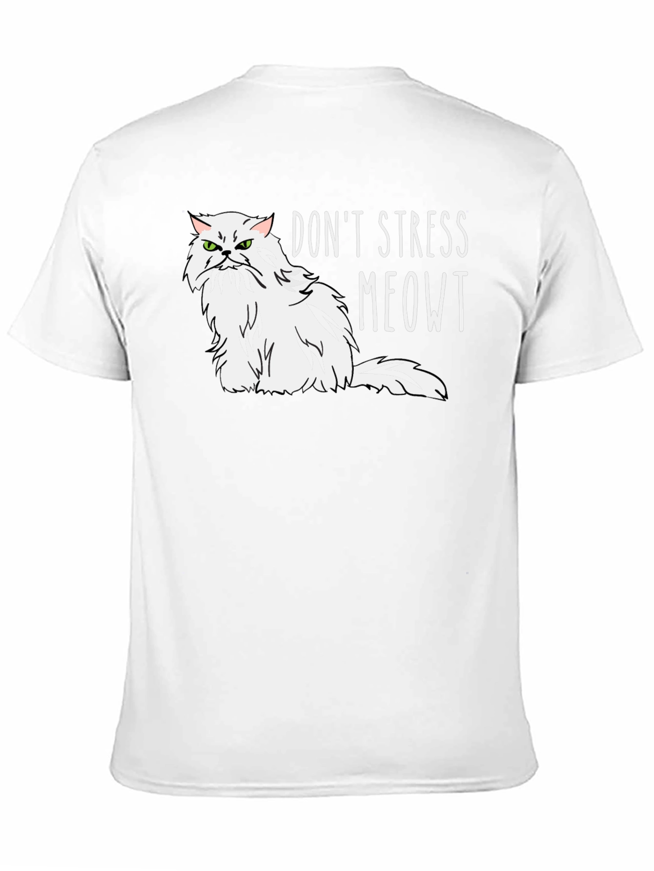 Dont Stress Meowt Cat Graphic T-Shirt