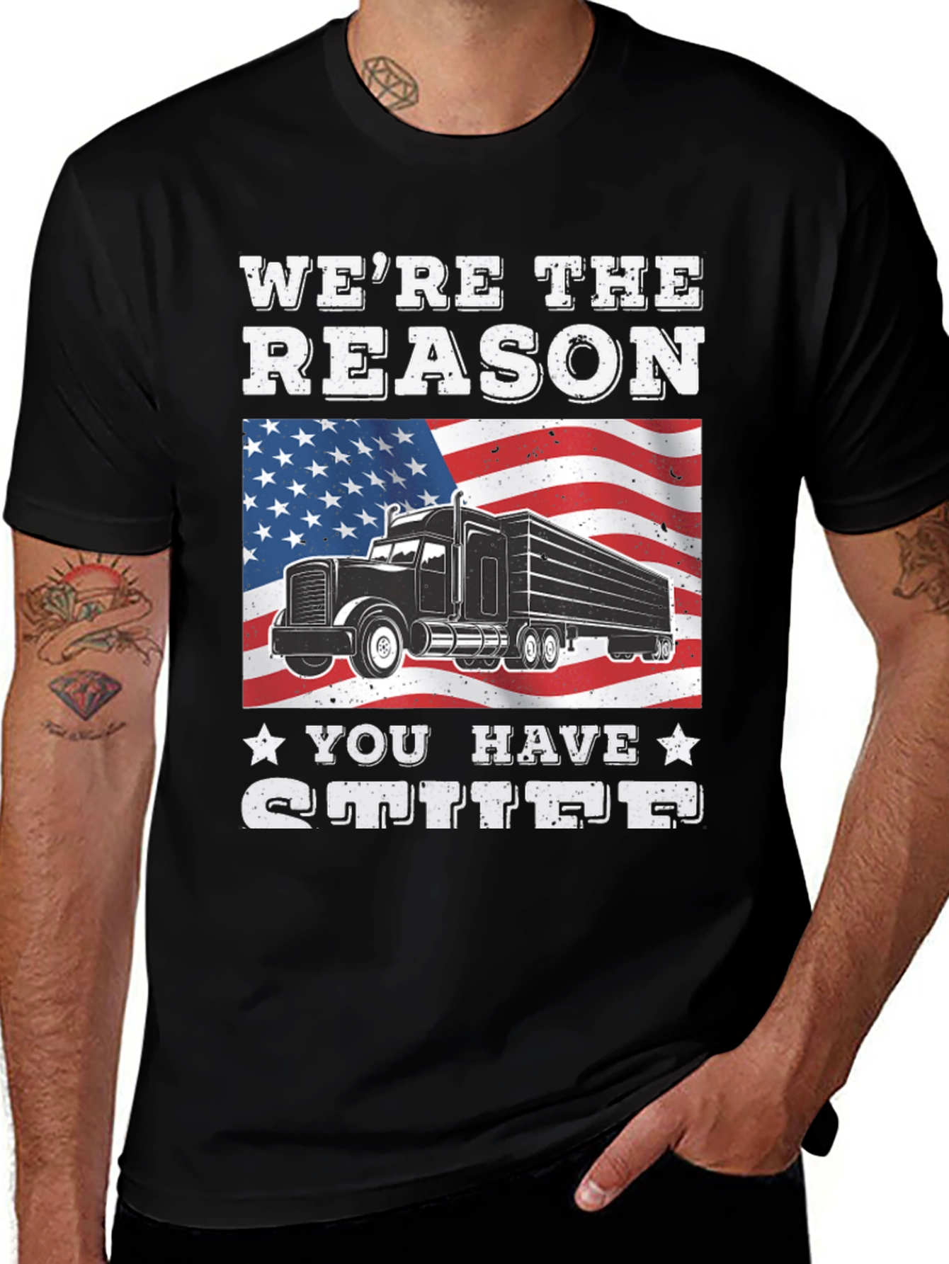 Trucker Pride Tee: Were The Reason You Have Stuff!